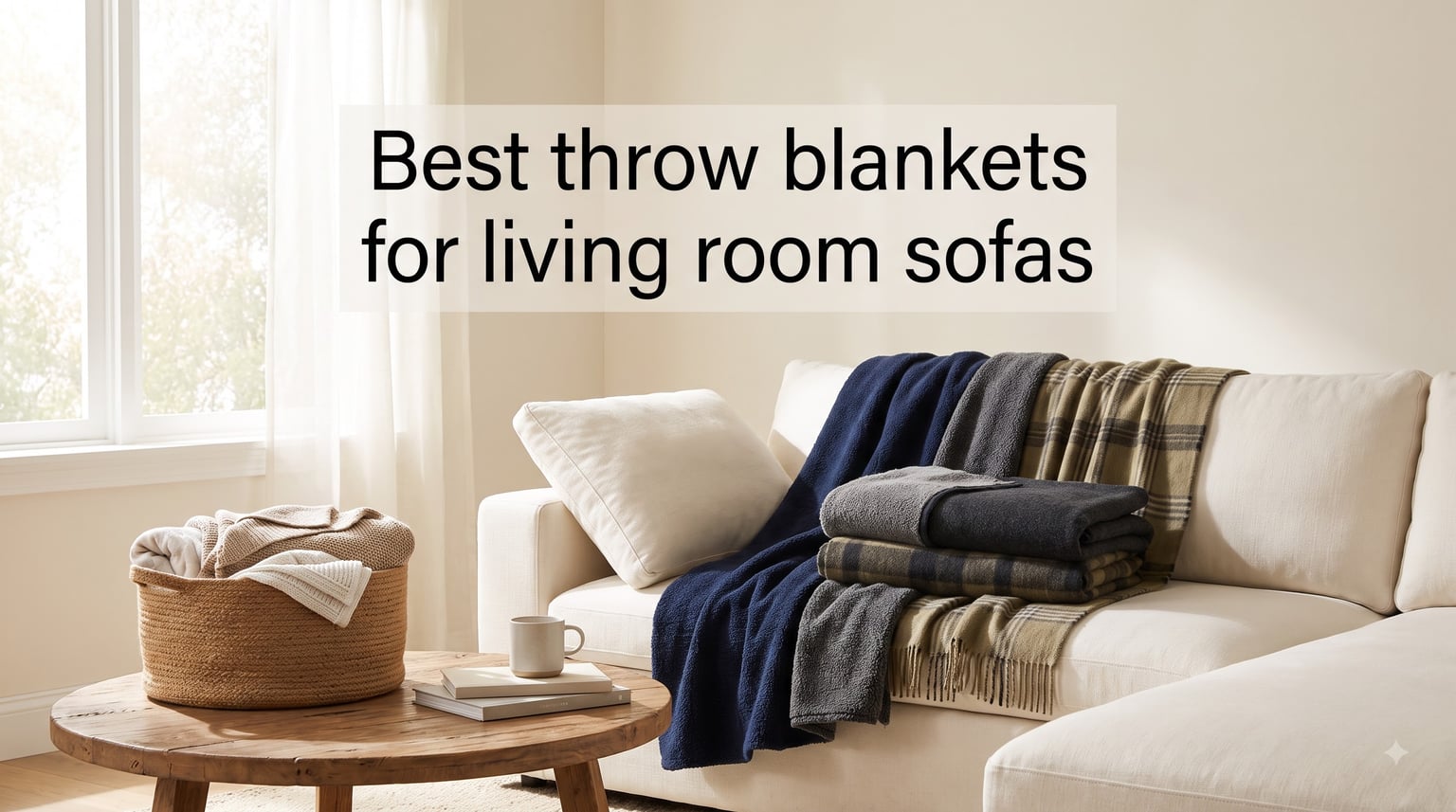 Best throw blankets for living room sofas