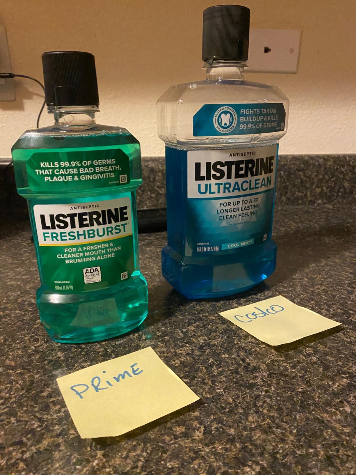Listerine Freshburst Antiseptic Mouthwash, Spearmint, 16.9 fl. oz/ 500 mL customer photo 1