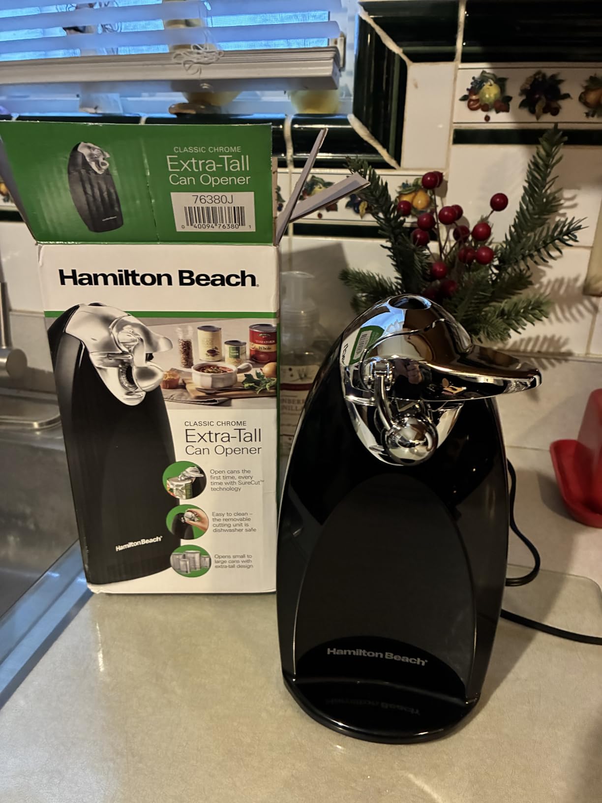 Hamilton Beach Classic Chrome Electric Can Opener with Automatic Shutoff customer photo 1