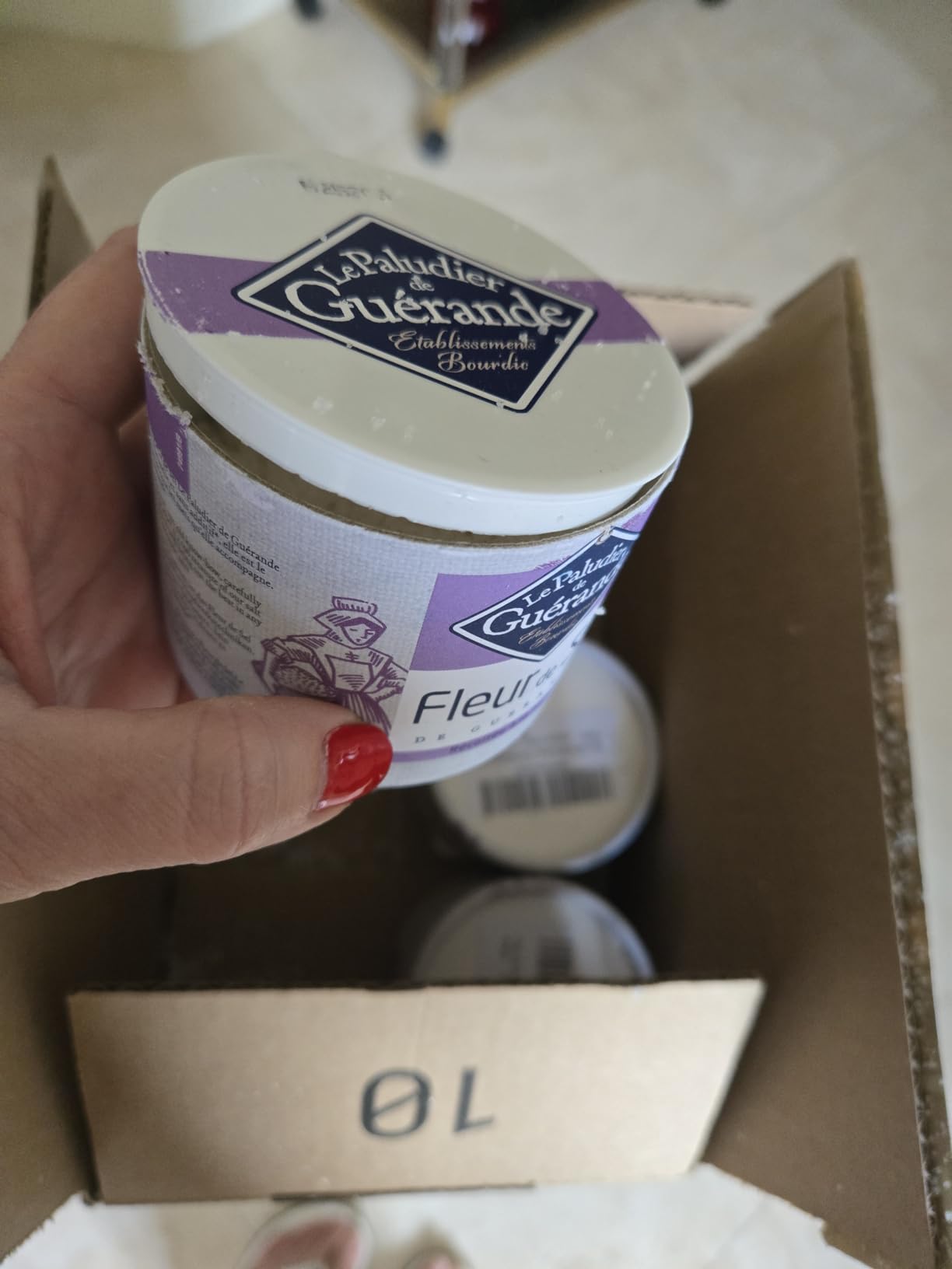 Fleur de Sel de Guerande - French finest sea salt Le Paludier 4.4 oz customer photo 2
