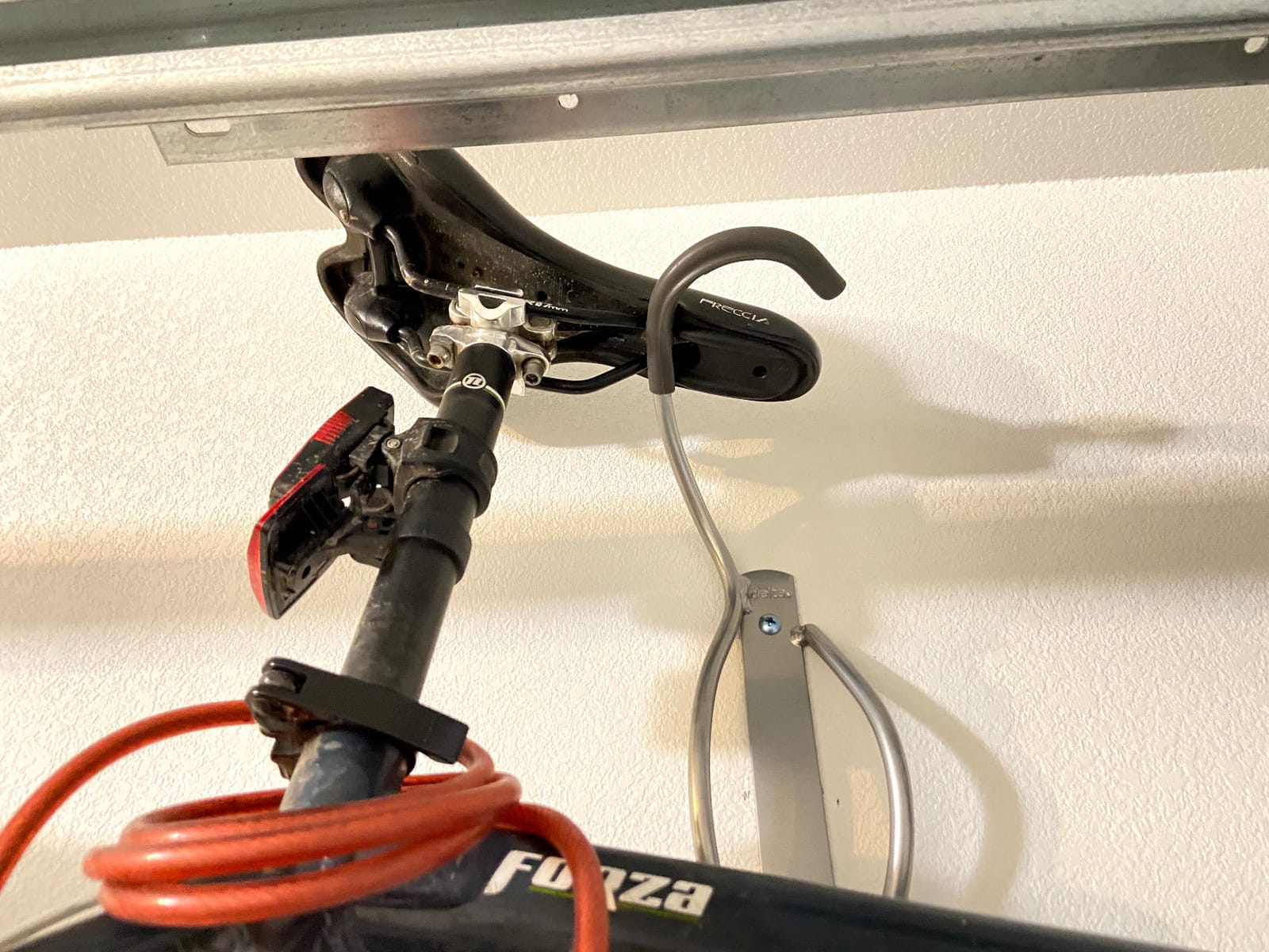 Leonardo Bike Rack Wall Mount with Tire Tray by Delta Cycle – Elegant Vertical Hanger Hook Design Provides Easy Bicycle Storage Access – Hassle-Free Installation – Vertical Mount Holds Up to 40 lbs customer photo 1