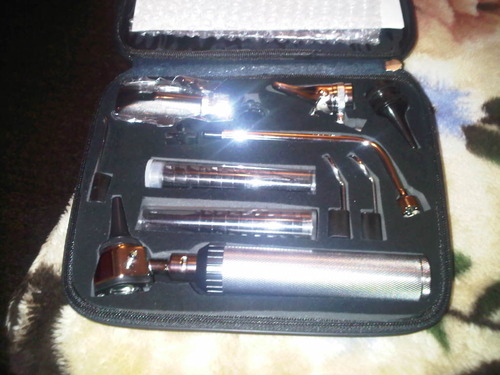 ENT Diagnostic Kit - 3.25V LED Otoscope, Ophthalmoscope, E.N.T Diagnostic Kit customer photo 2