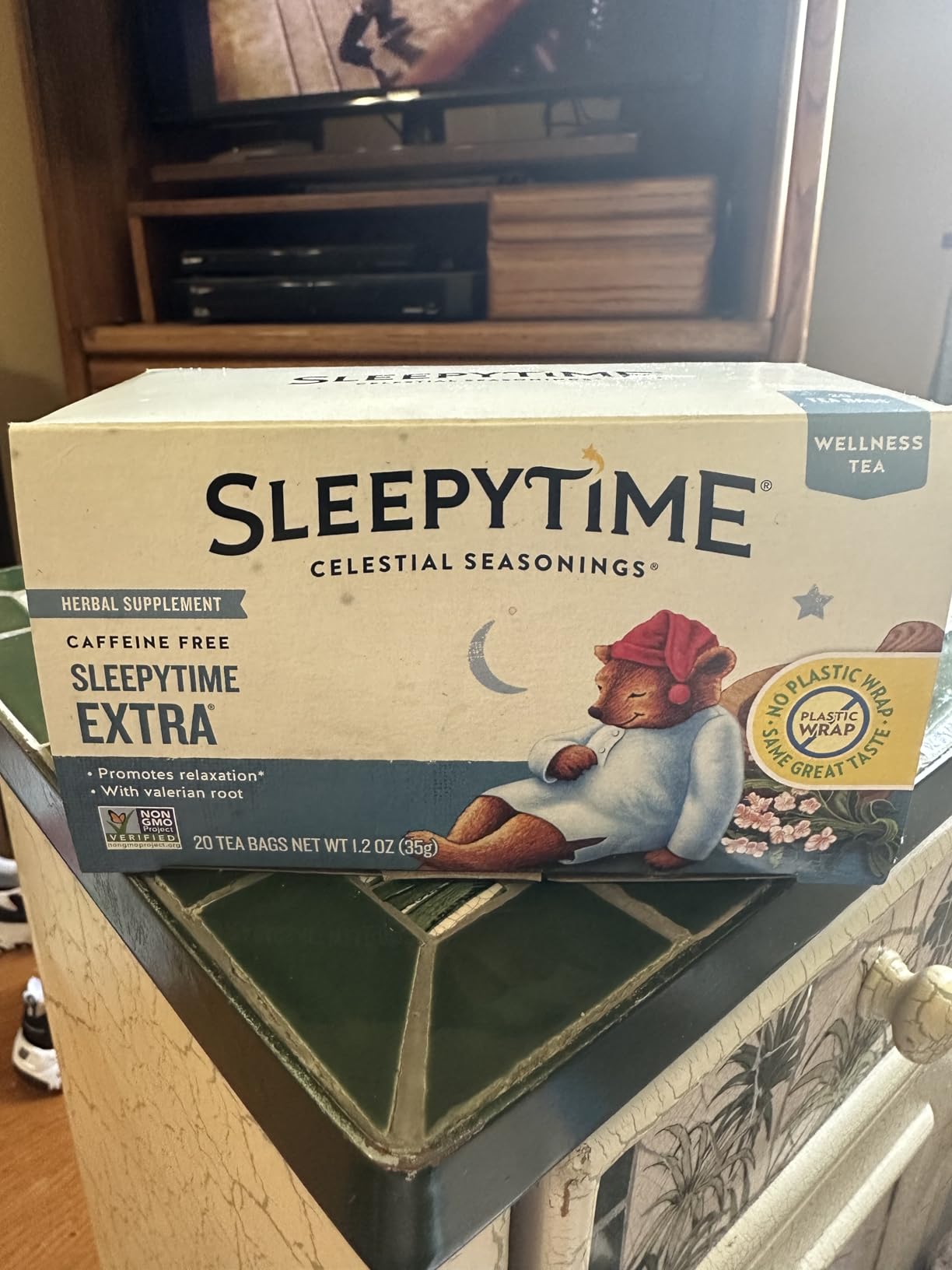 Celestial Seasonings Sleepytime Extra Herbal Tea, 20 Tea Bags Box customer photo 1