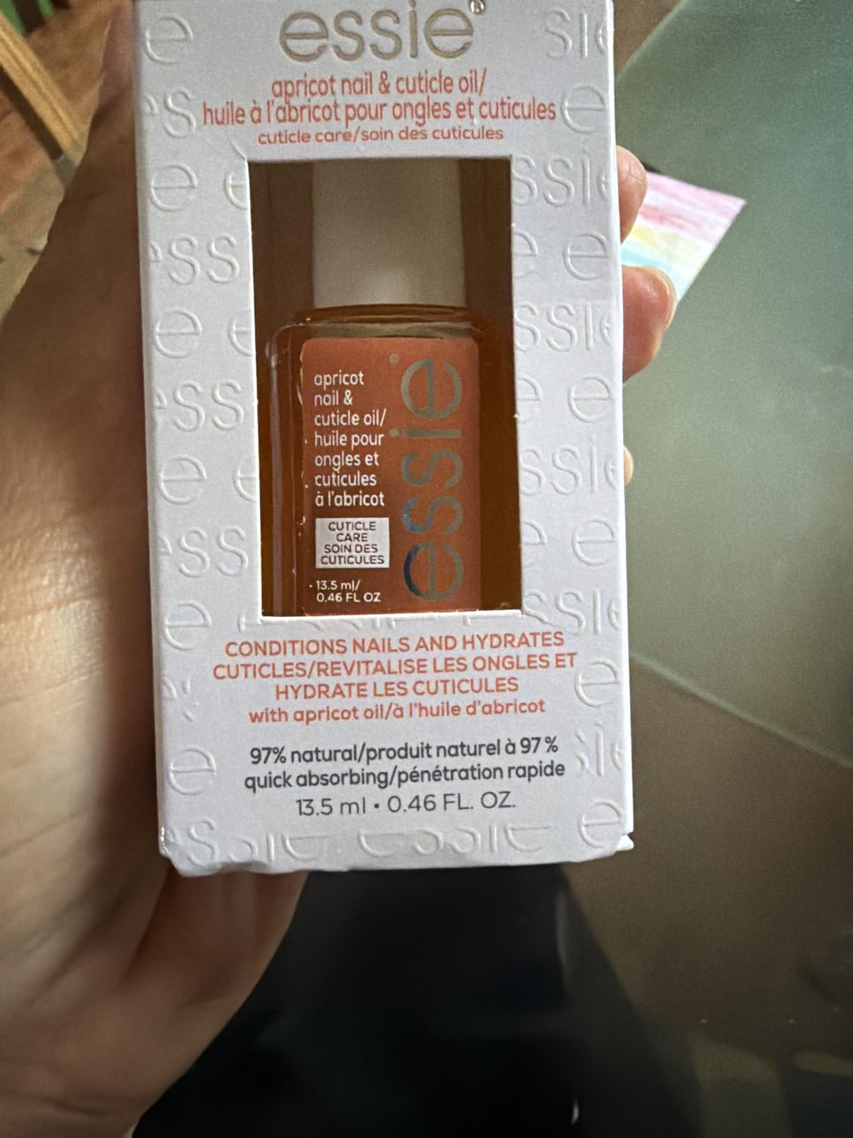 essie Nail Care, 8-Free Vegan, Apricot Nail and Cuticle Oil, softened and nourished cuticles, 0.46 fl oz customer photo 2