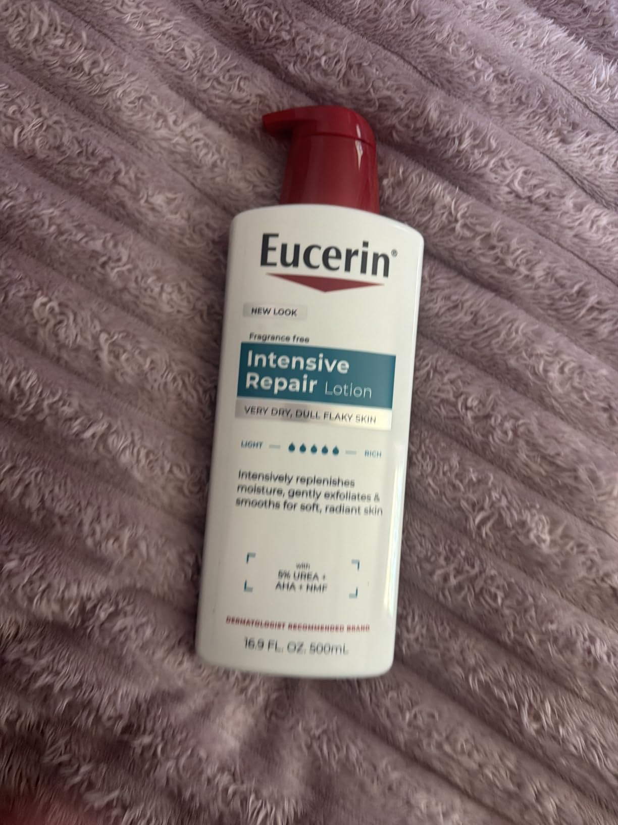 Eucerin Intensive Repair Body Lotion with Urea, AHA and NMF, 16.9 FL OZ customer photo 1