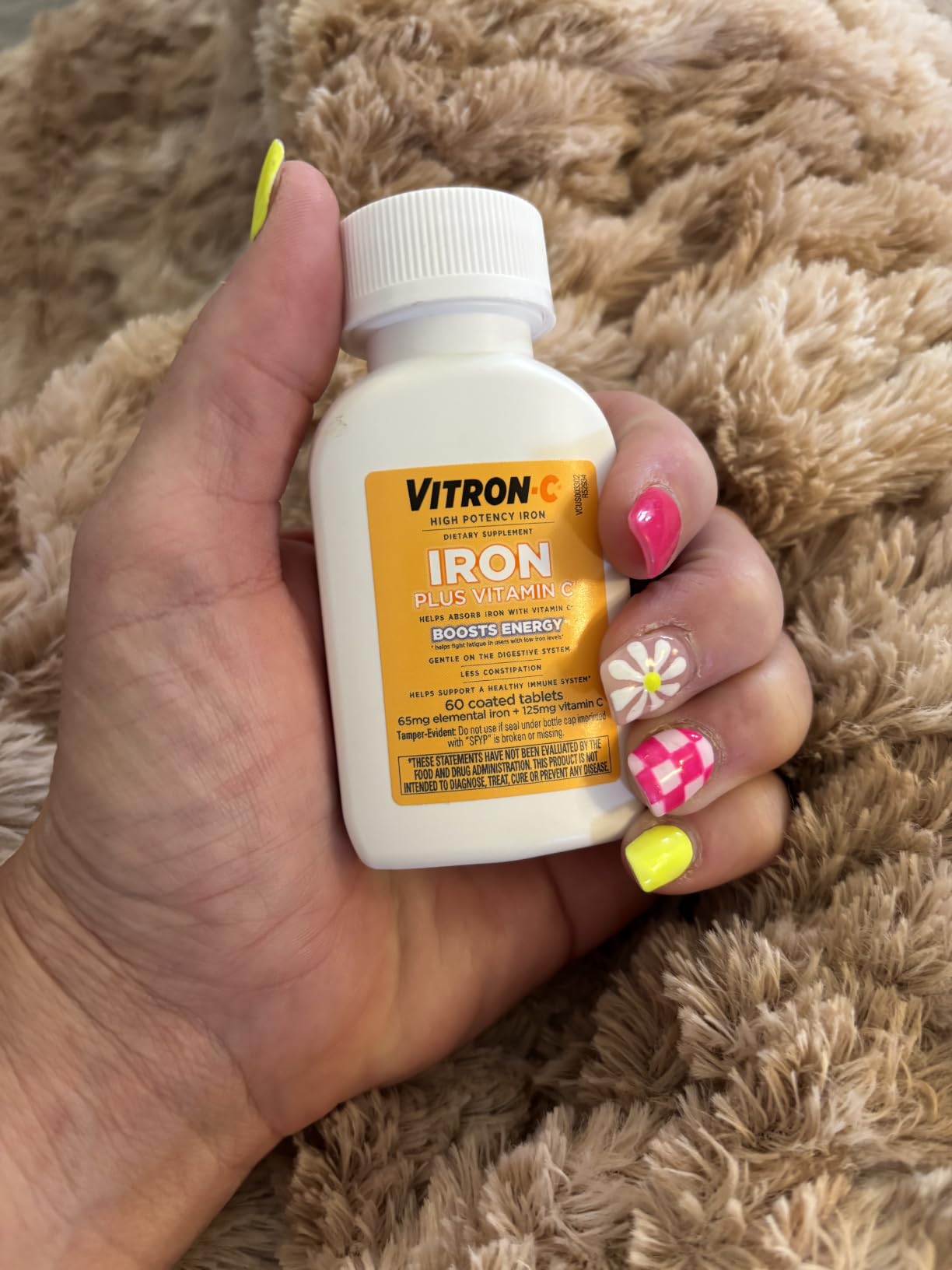 Vitron-C Iron Supplement Plus Vitamin C, Immunity Support, 60 Ct customer photo 2