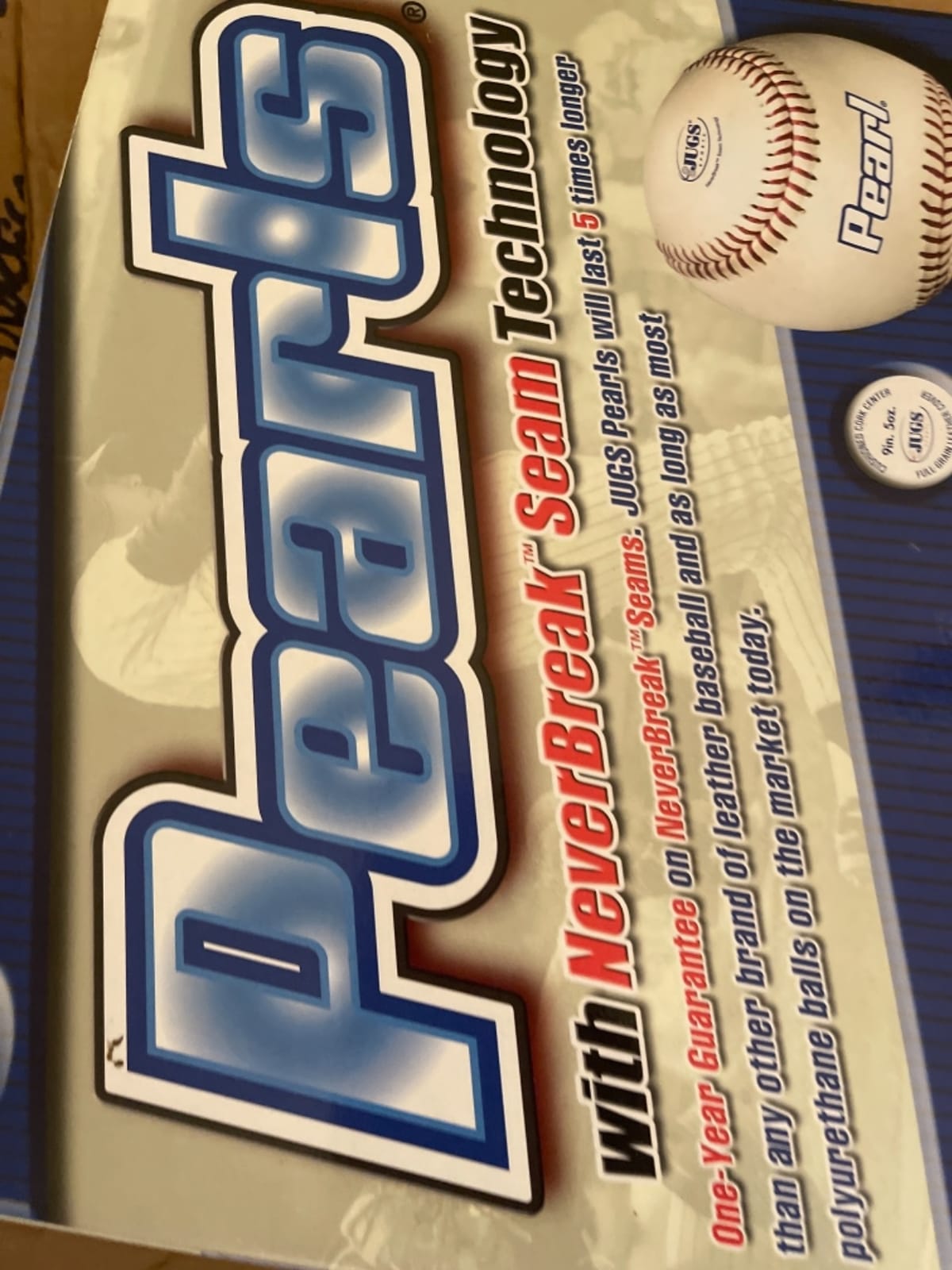 JUGS Pearl Leather Baseballs — Pitching Machine Baseballs, (1-dozen). This low seam, Kevlar stitched baseball is perfect for machine and live-arm practice customer photo 2