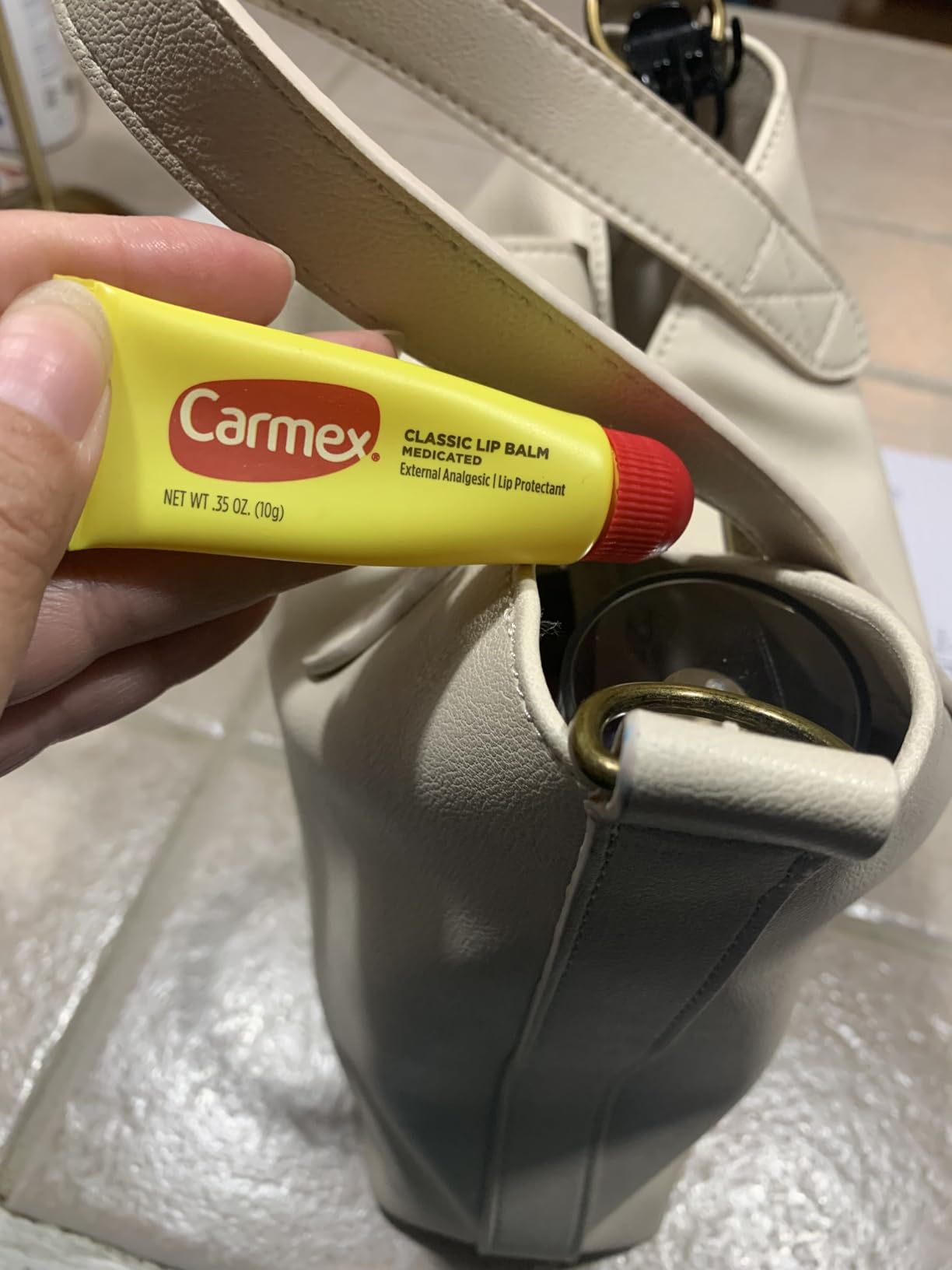 Carmex Classic Lip Balm, 0.35 Ounce (Pack of 3) customer photo 1
