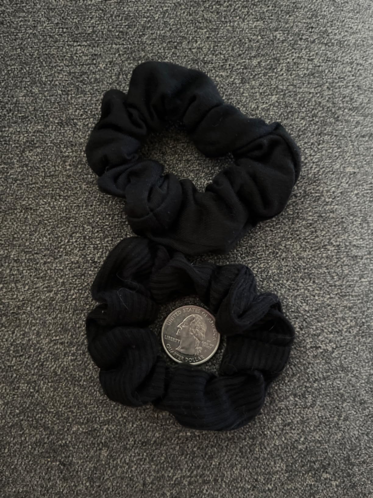 Goody Ouchless Jersey Scrunchies, 8 Ct, Black, Damage-Free, Dentless & Secure Hold Ties, Gentle Hair Accessories for Women & Men, All Day Comfort, All Hair Types customer photo 1