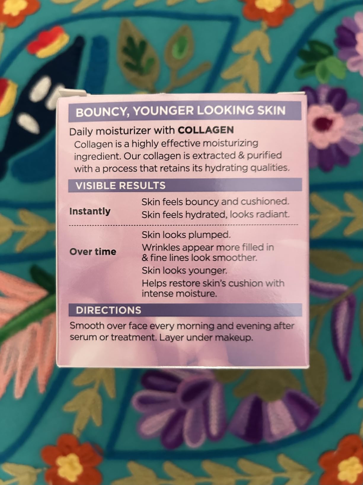 L’Oreal Paris Collagen Daily Face Moisturizer, Anti Aging Face Cream to Reduce Wrinkles and Provide Intense Hydration, 1.7 oz customer photo 1