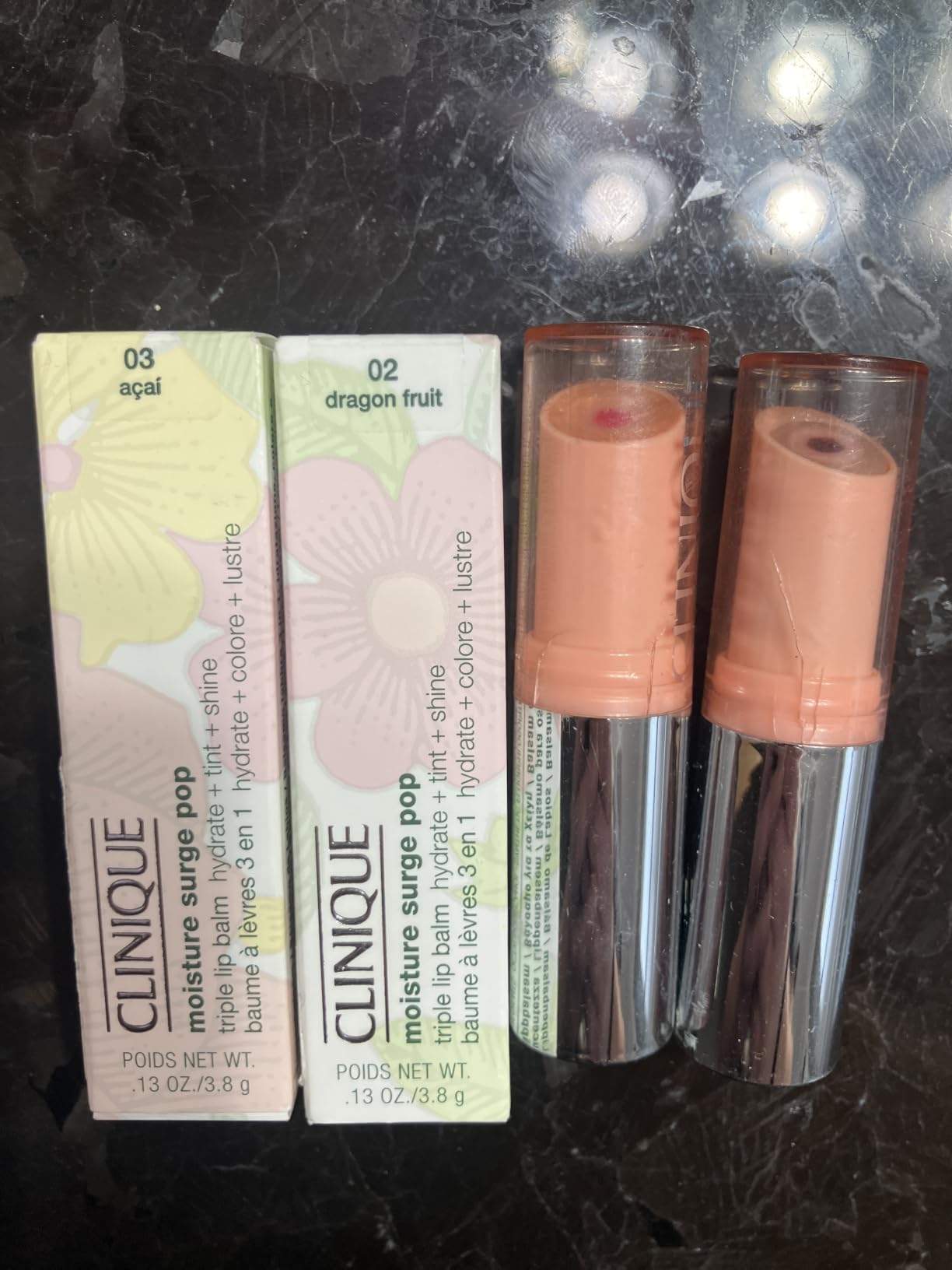 Clinique Almost Lipstick Tinted Lip Balm in 3 Iconic Shades Black Honey, Pink, and Nude Honey | Sheer + Lightweight customer photo 2