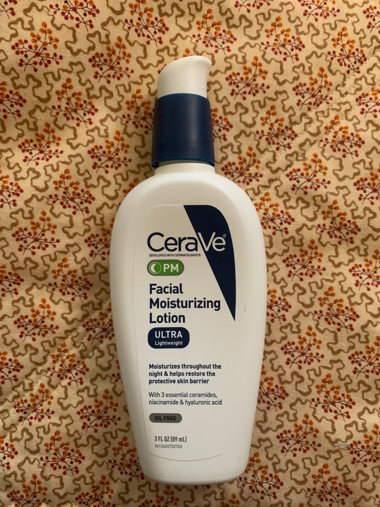 CeraVe PM Facial Moisturizing Lotion, Skin Care for Dry Skin, Oil-Free, 3oz customer photo 2