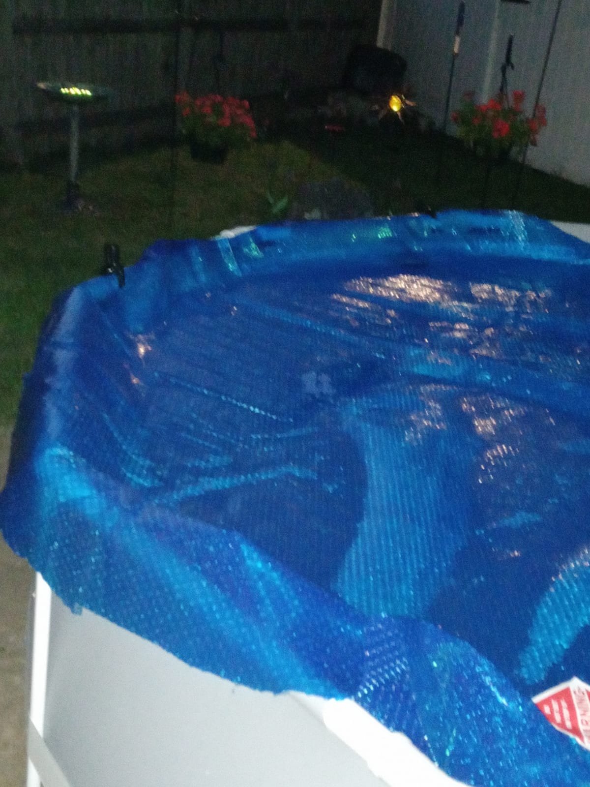 Blue Wave 12-ft Round Solar Pool Cover 8-Mil Blue – Solar Cover for Above Ground Pool, Thermal Bubble Blanket for Heat Retention & Reduced Evaporation customer photo 1