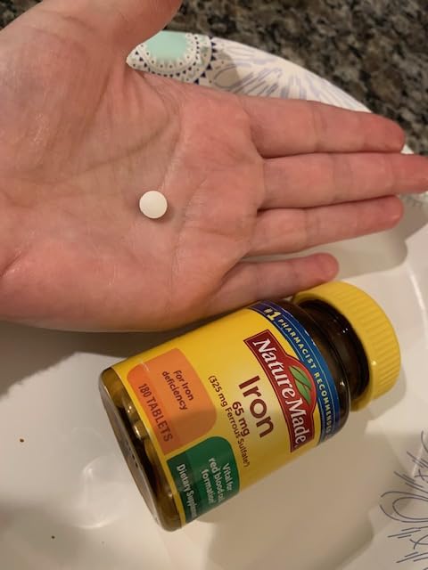 Nature Made Iron 65 mg (325 mg Ferrous Sulfate) Tablets, 180 Tablets customer photo 1