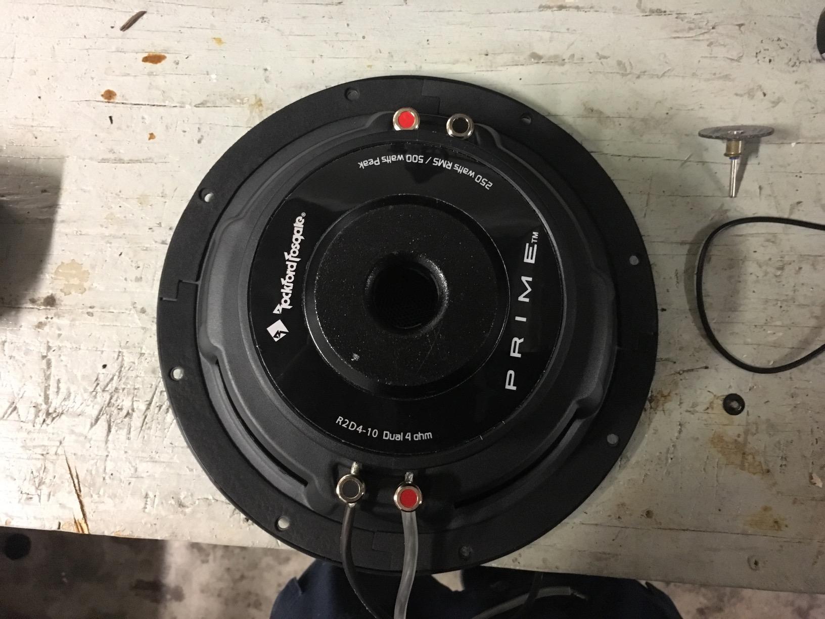 Rockford Fosgate R2D4-10 Prime R2 4-Ohm DVC 10” Subwoofer customer photo 2