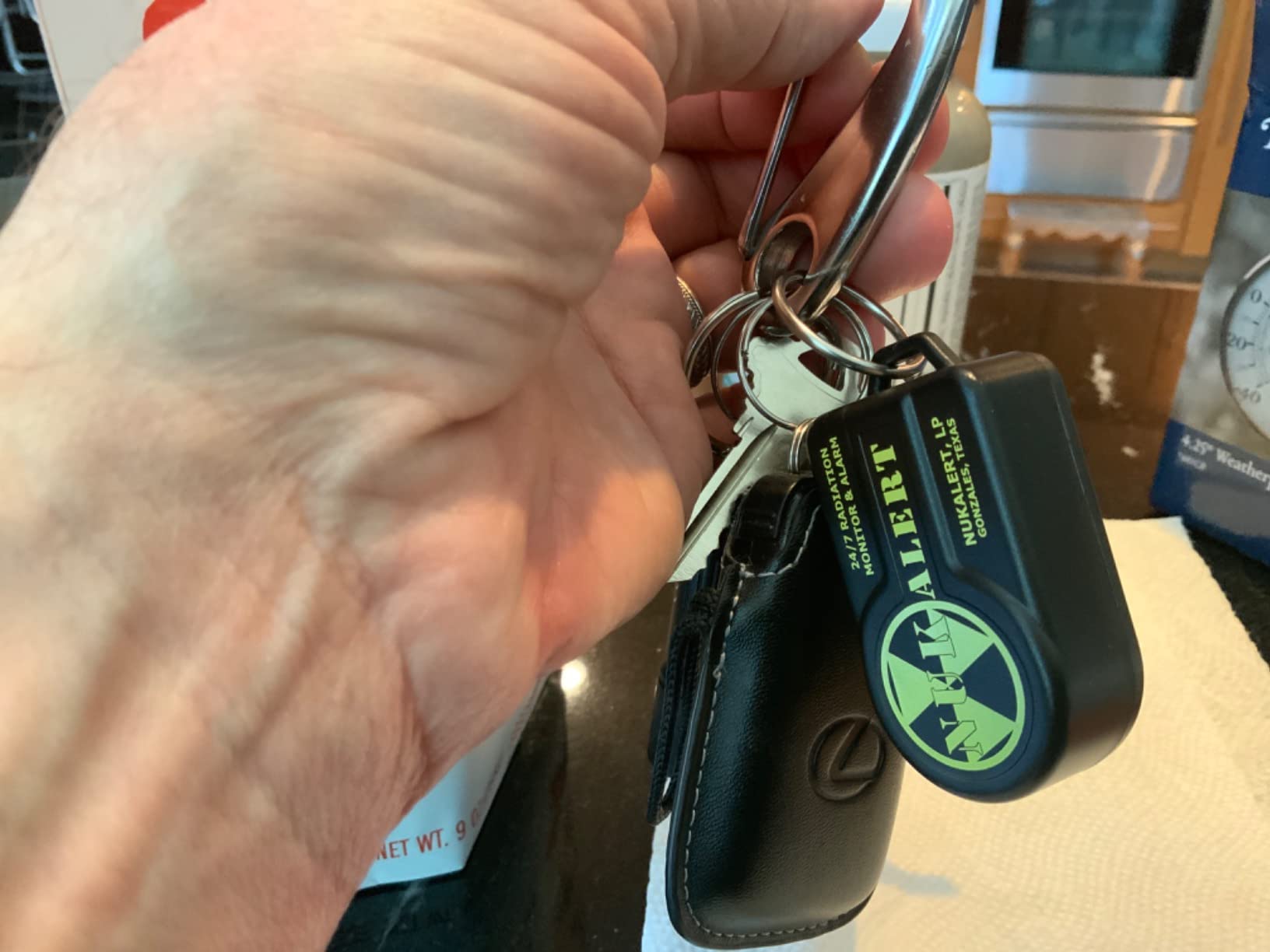 NukAlertTM Nuclear Radiation Detector & Monitor Keychain | Portable Radiation Alarm for Emergency Preparedness, Personal Safety, and Survival | Compact and Easy-to-Carry Radiation Detection Device customer photo 1