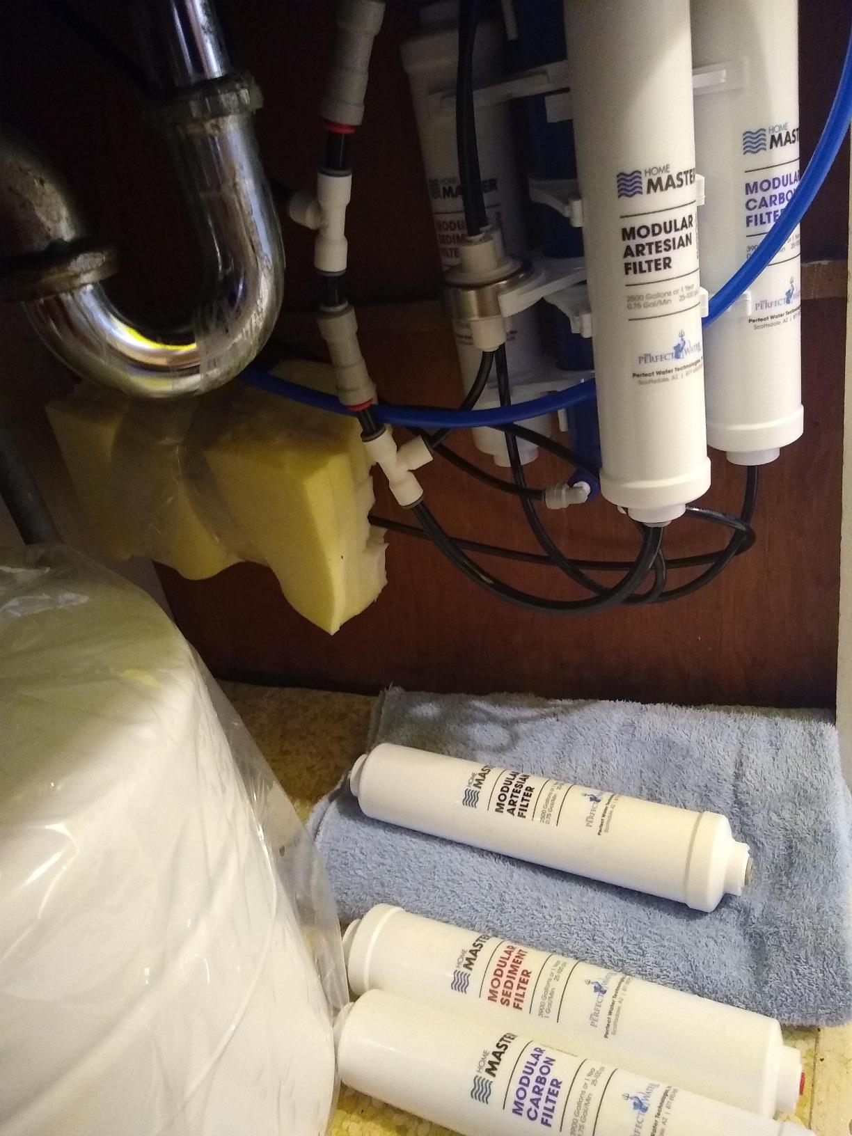 Home Master TMAFC Artesian Full Contact Reverse Osmosis System, 7-stages, Patented 2-Pass Alkaline Remineralization, Fast 4.5s Fill Rate, 8.5” catalytic carbon, 5-year limited parts customer photo 1