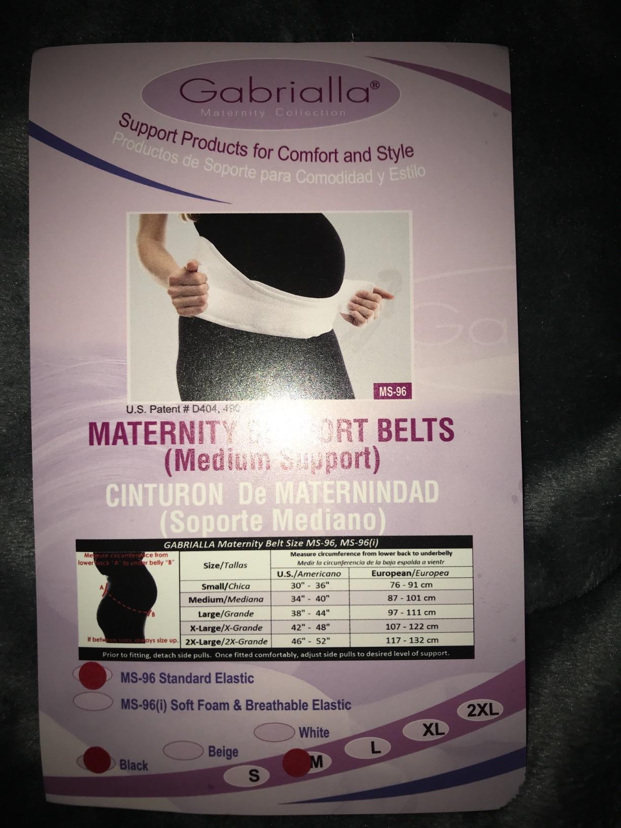 GABRIALLA Pregnancy Belly Band, Made in USA customer photo 2