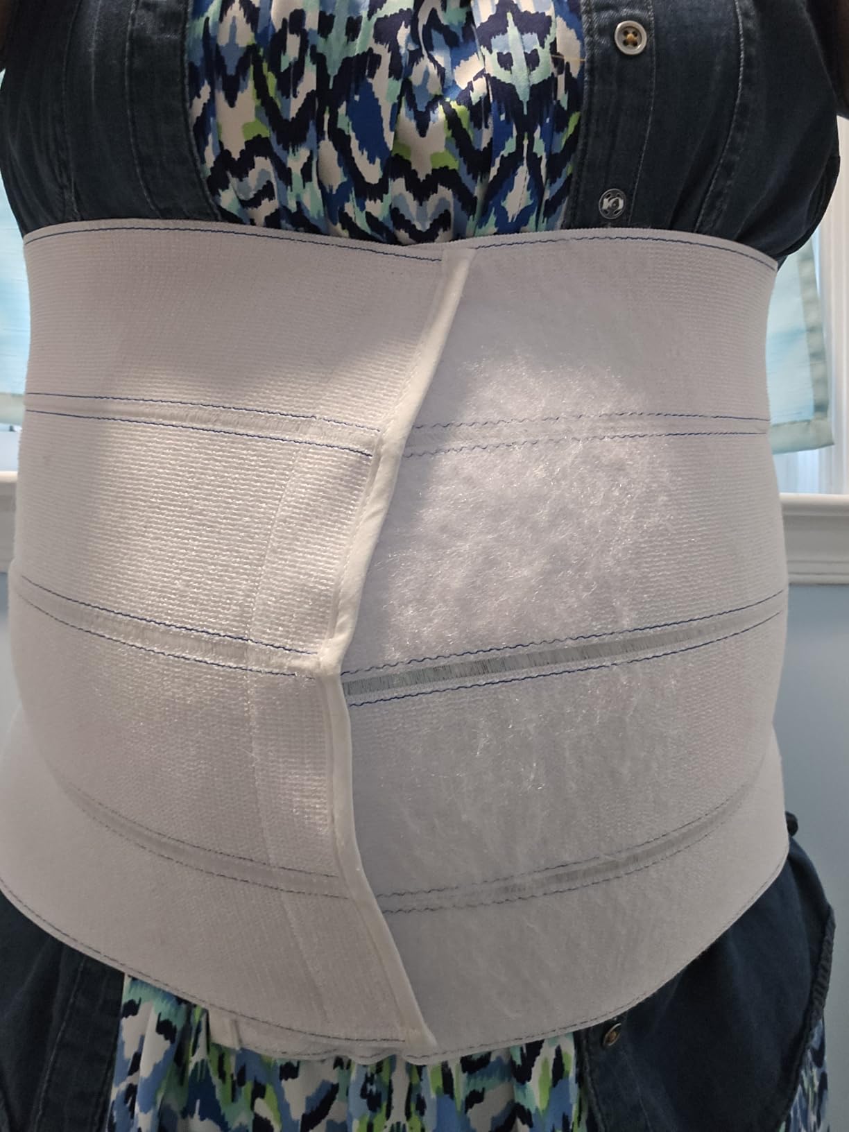 NYOrtho Abdominal Binder Lower Waist Support Belt - Compression Wrap for Men and Women MADE IN USA customer photo 1
