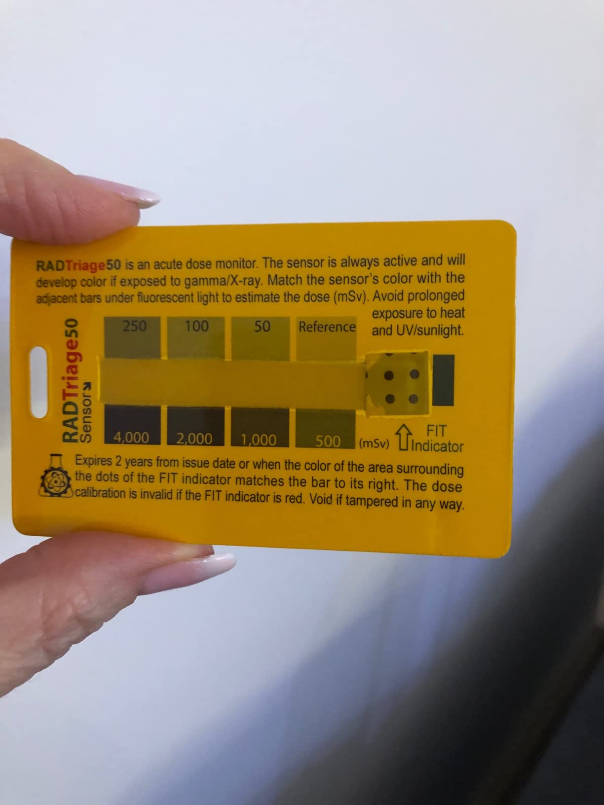 RADTriage FIT Personal Radiation Detector for Wallet or Pocket,Nuclear Radiation Detector,Electromagnetic Field Radiation Detector,Anti Radiation Dosimeter, Ready-to-Go Portable Radiation Detector customer photo 2