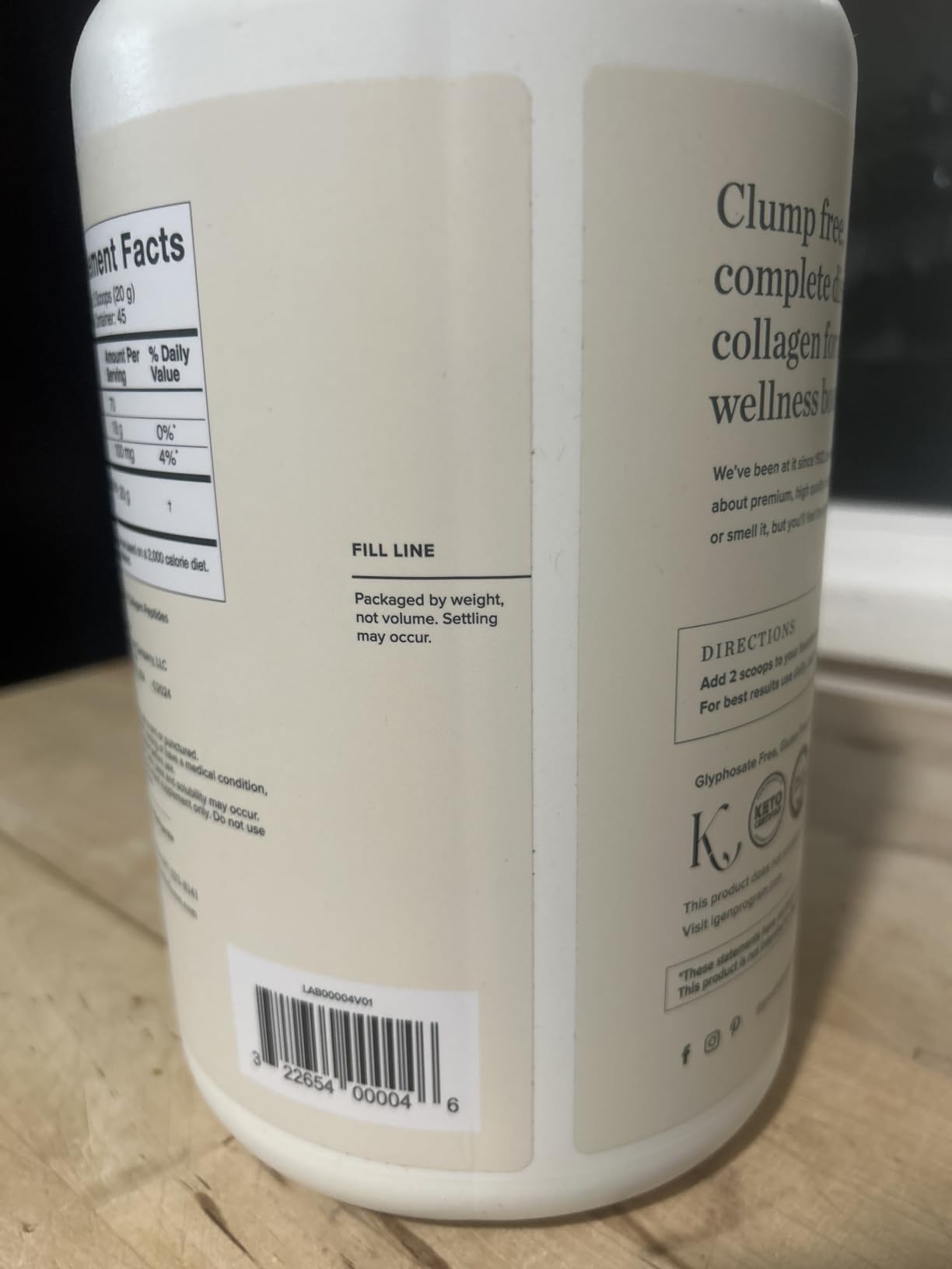Great Lakes Wellness Collagen Peptides Powder, Unflavored, 16 oz customer photo 1