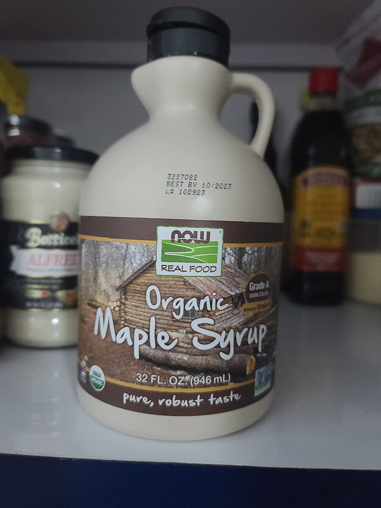 NOW Foods, Certified Organic Maple Syrup, Grade A Dark Color, Certified Non-GMO, Pure, Robust Taste, 16-Ounce customer photo 2