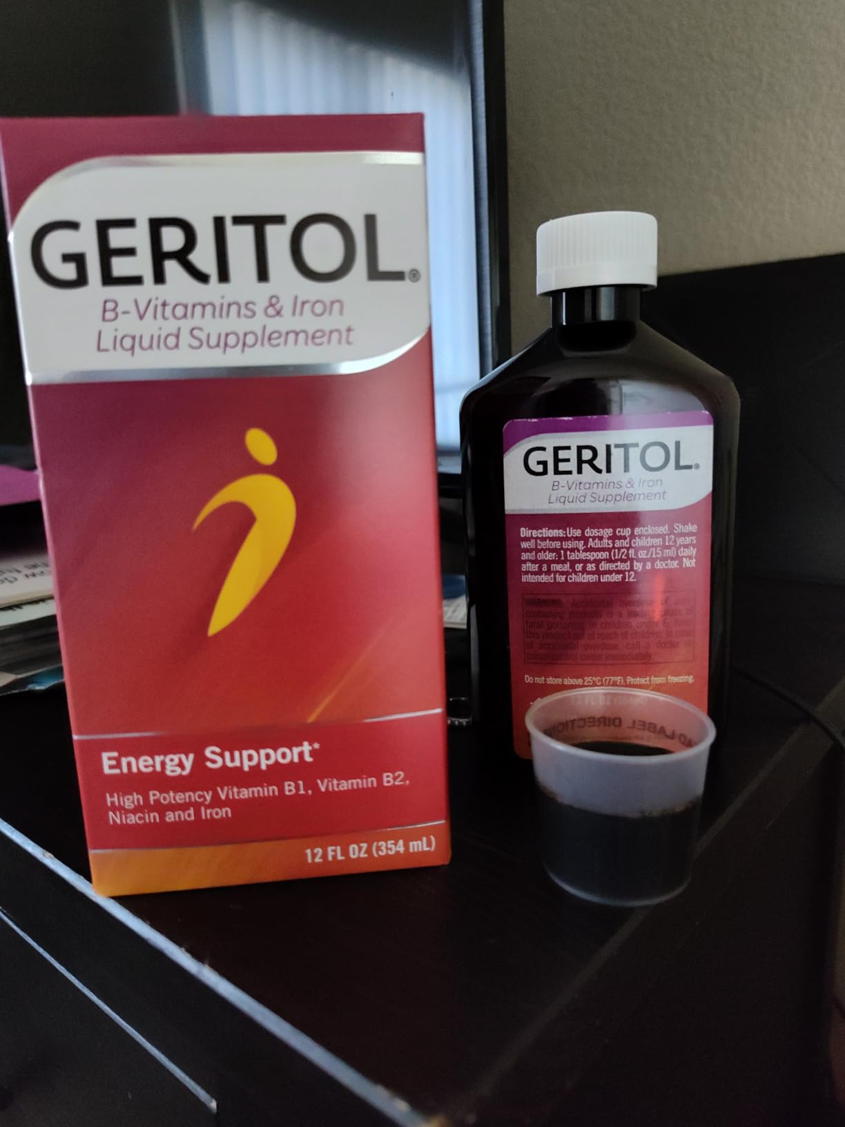 Geritol Liquid Energy Support, Iron and Vitamin Supplement, 12 Oz customer photo 2