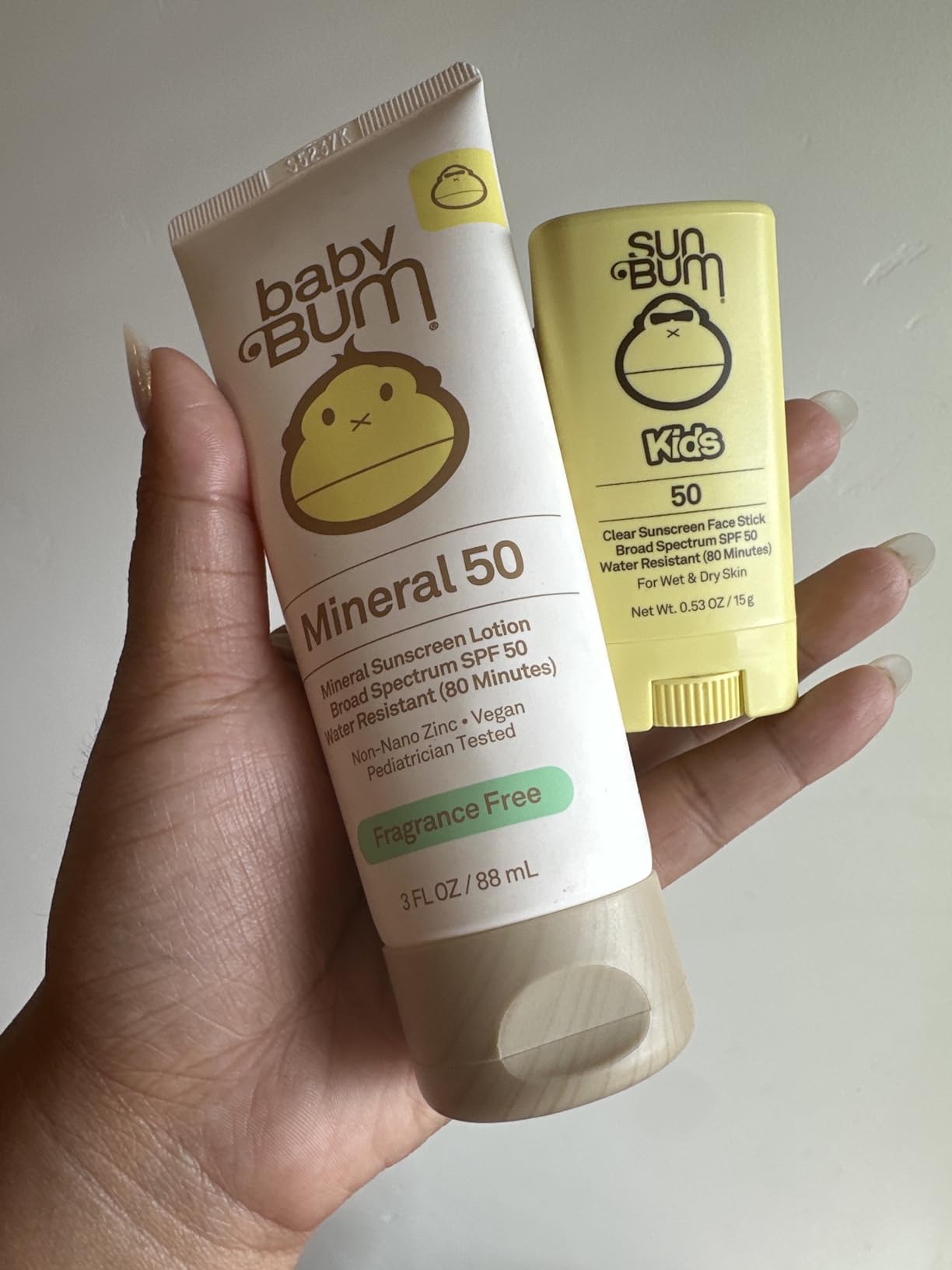 Baby Bum SPF 50 Sunscreen Lotion - Mineral UVA/UVB Face and Body Protection for Sensitive Skin - Hawaii 104 Act Compliant (Made without Octinoxate & Oxybenzone) - Travel Size - 3 oz customer photo 2