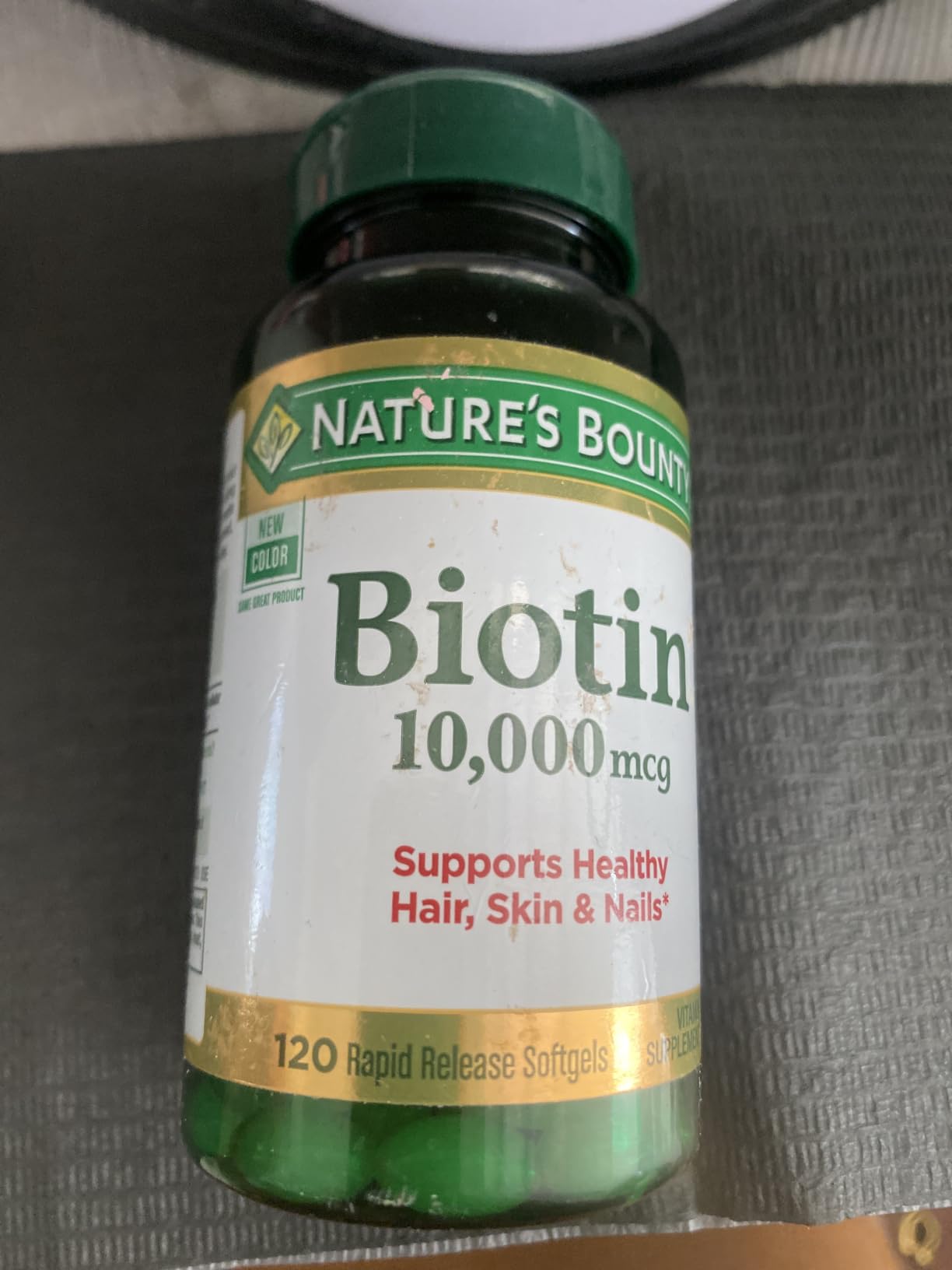Nature's Bounty Biotin Hair Skin and Nails Vitamins, 120 Softgels customer photo 1