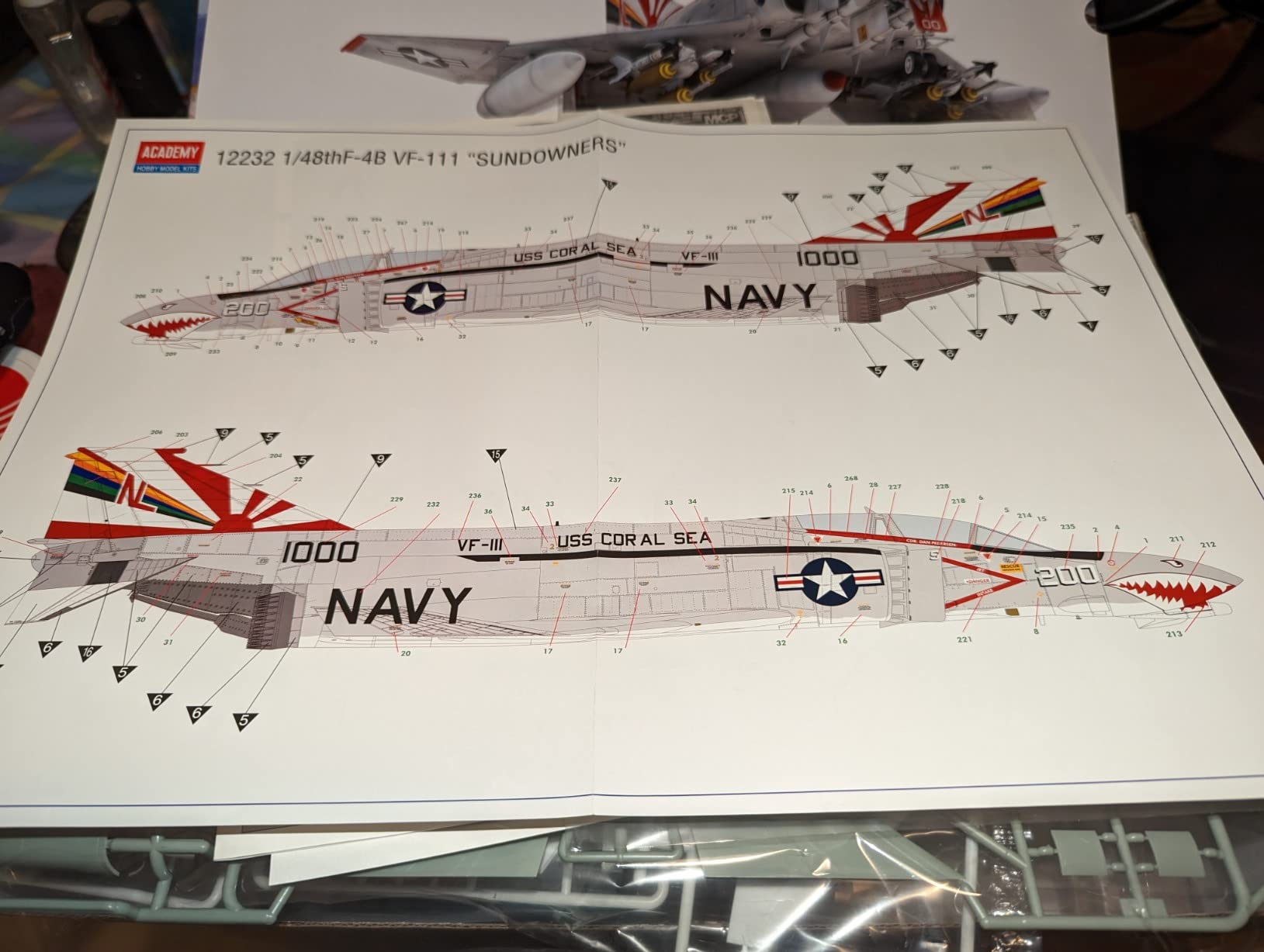 Academy F-4B VF-111 Sundowners Model Kit customer photo 2