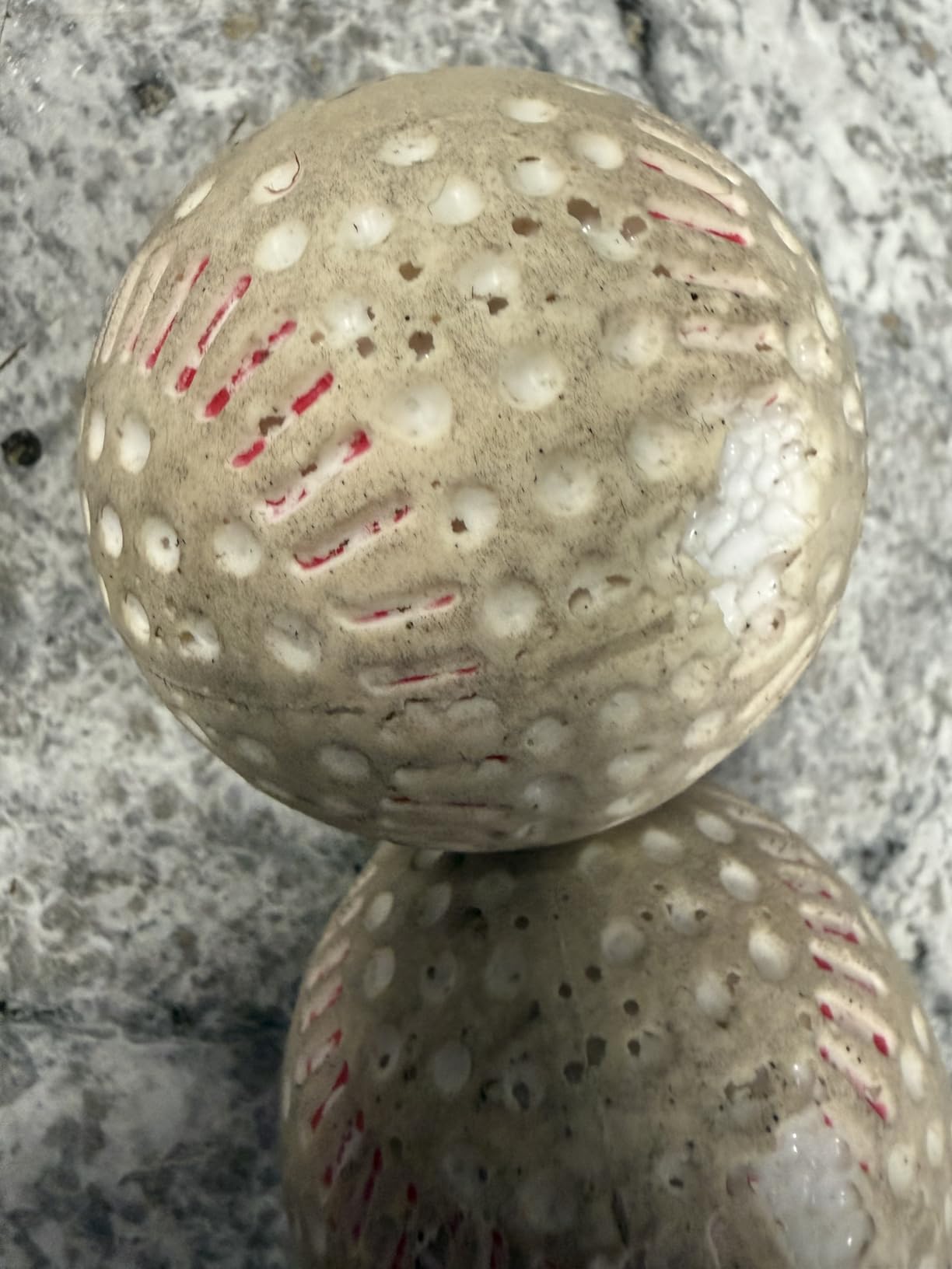 Baden White Dimpled Baseballs with Red Seams | High-Durability for Pitching Machines, Consistent Training, 12-Pack customer photo 1