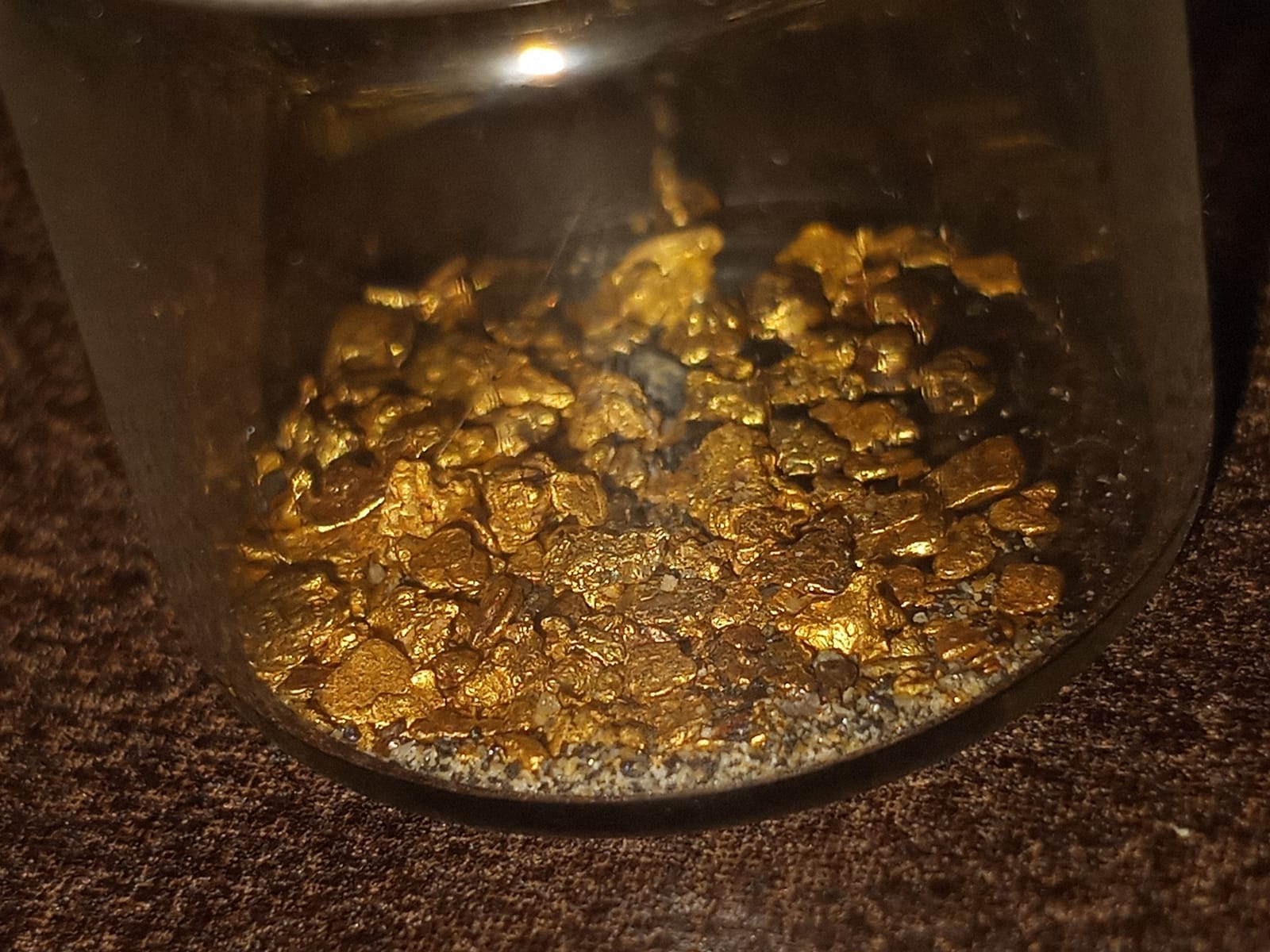 SE 3 oz Gold Panning Bottle with 5