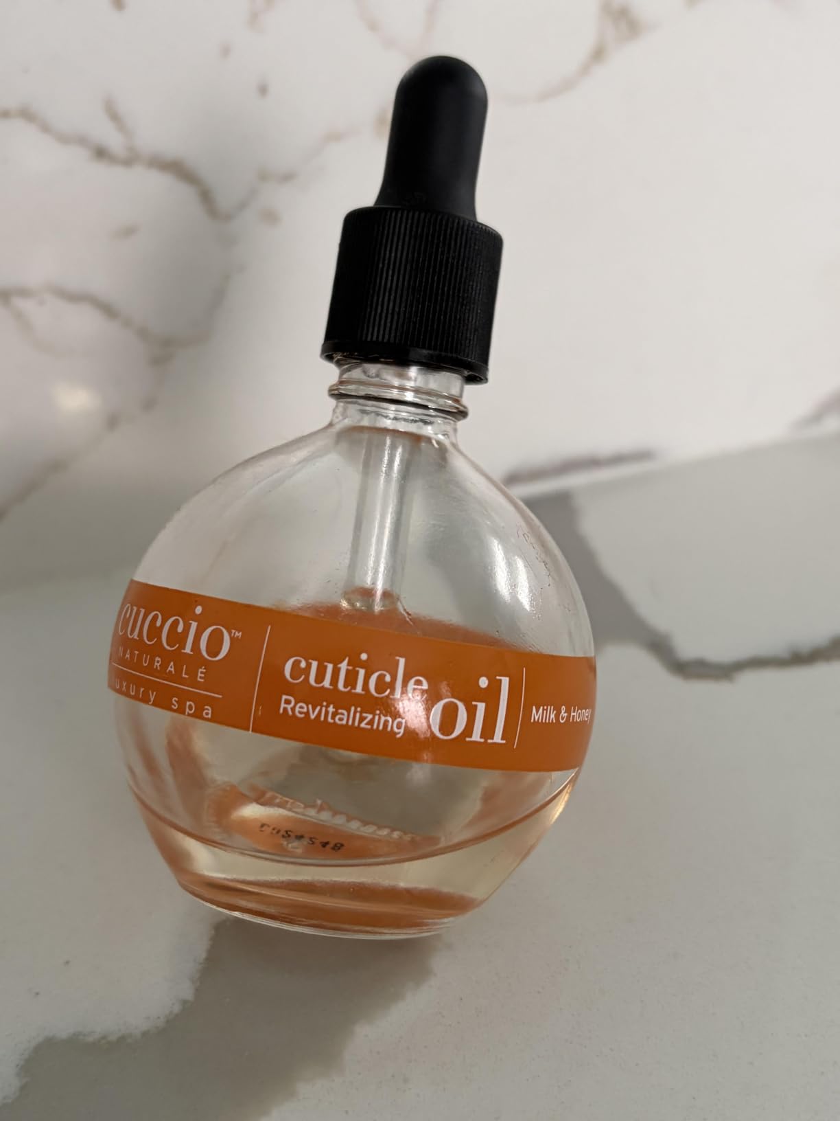 Cuccio Naturale Milk & Honey Revitalizing Cuticle Oil, Lightweight Fast-Absorbing Hydrating Nail & Cuticle Conditioner, Cold-Pressed Oils + Vitamin E, 2.30 Fl Oz customer photo 1