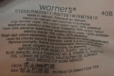 Warner's Womens Women's Cloud 9® Super Soft Wireless Lightly Lined Comfort Bra 1269 customer photo 1