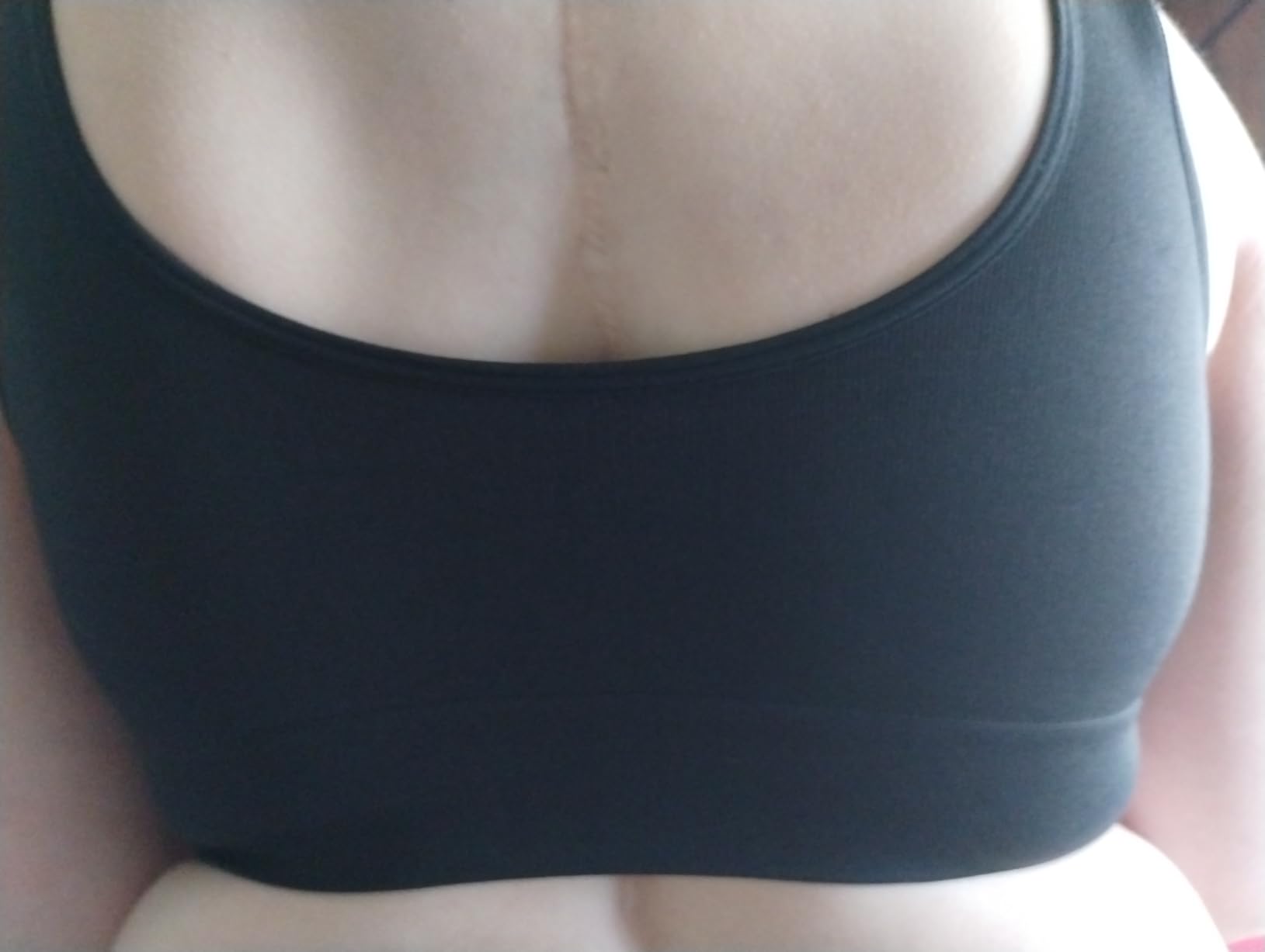 Hanes Women's Cozy Wireless Bra, Full-Coverage Pullover Bra, Seamless T-Shirt Bra customer photo 2