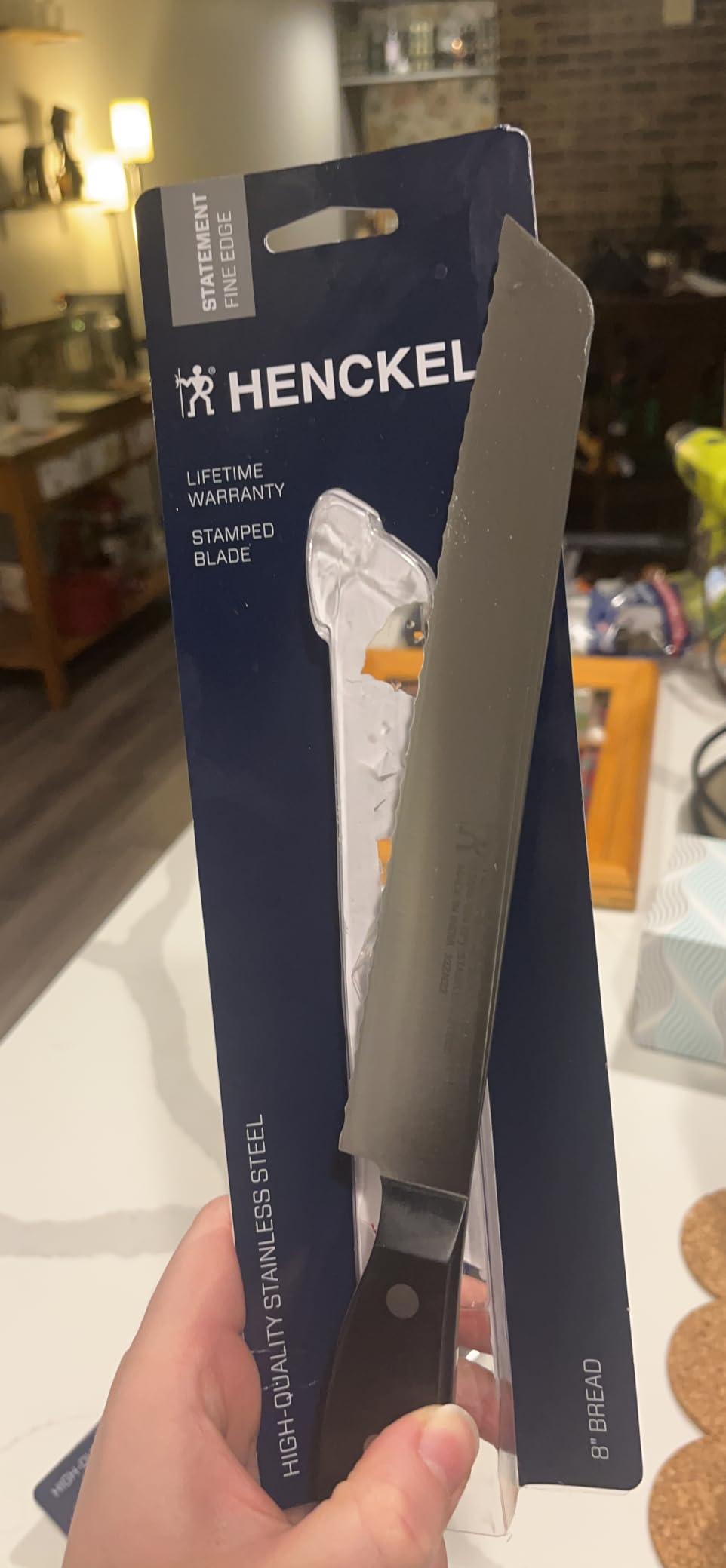 HENCKELS Statement 8 Inch Bread Knife, Razor-Sharp, German Engineered customer photo 2