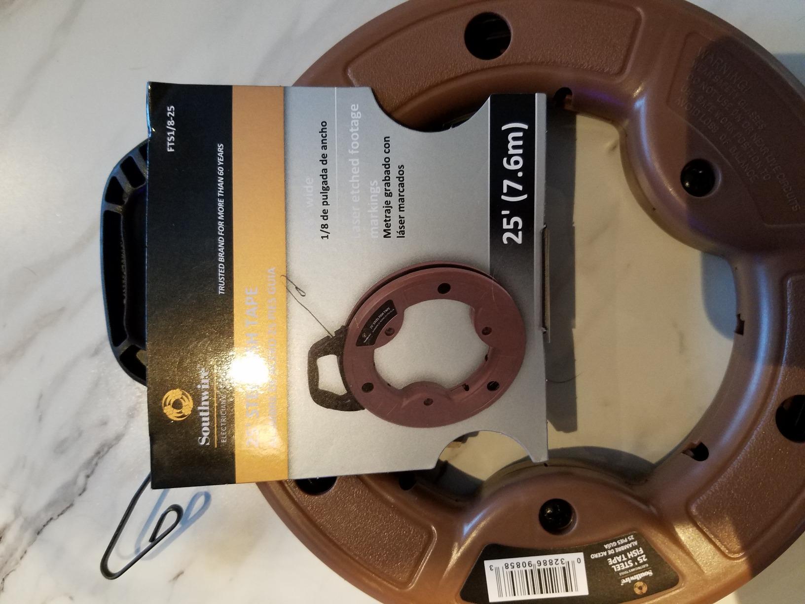 Southwire 58279840 1/8 in. 240 ft. Steel Fish Tape customer photo 1