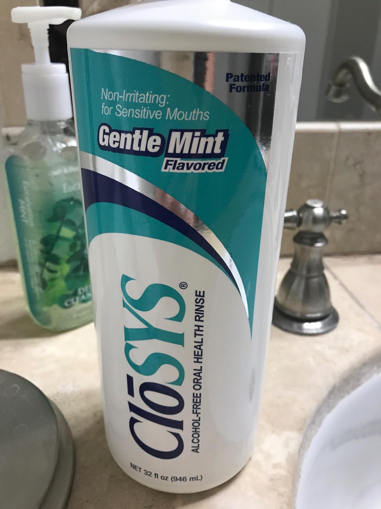 CloSYS Mouthwash, 32 Ounce, Fresh Breath Mouthwash, Gentle Mint customer photo 1