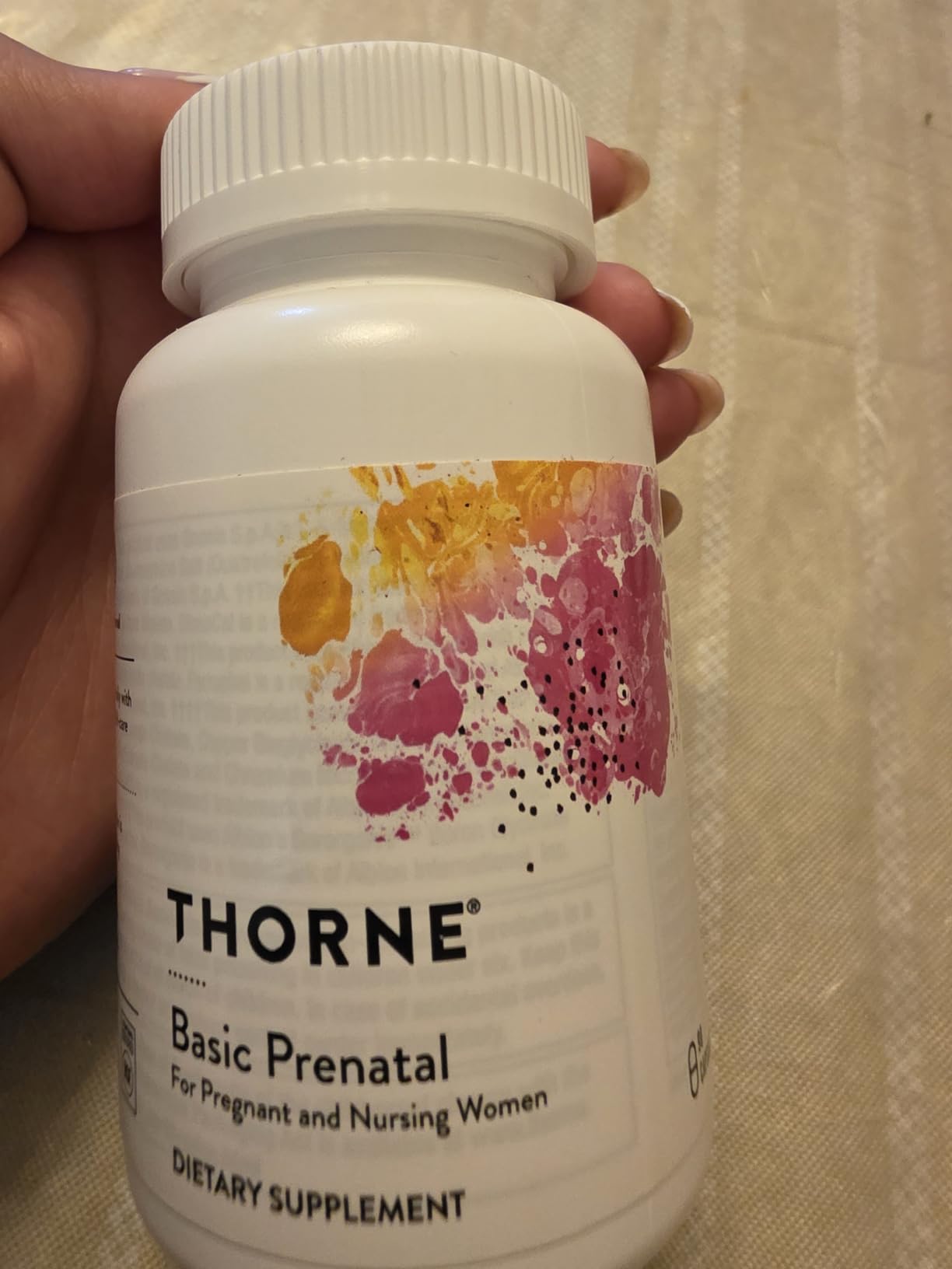 THORNE Basic Prenatal, Includes Active Folate, Choline & Iron, 90 Capsules customer photo 2