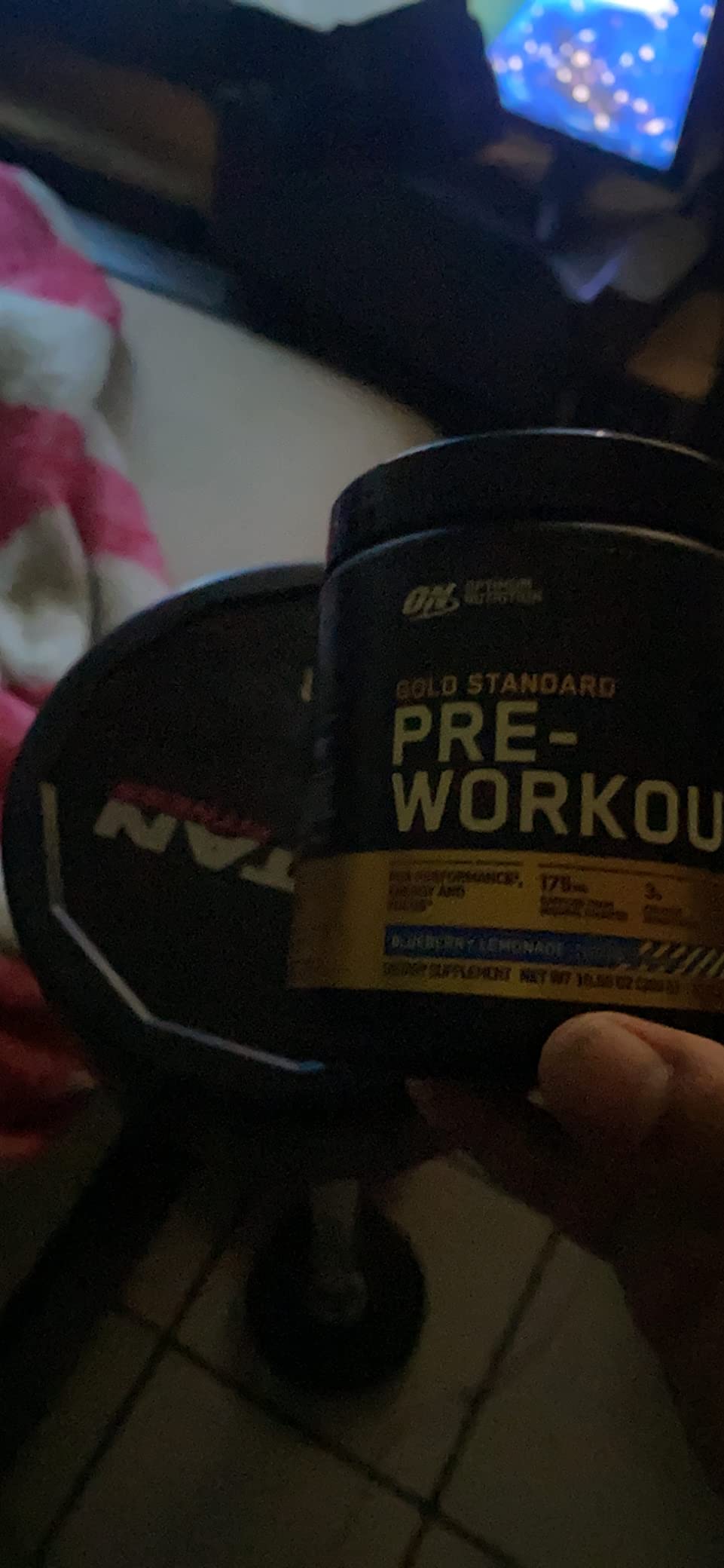 Optimum Nutrition Gold Standard PreWorkout Powder Blueberry Lemonade 10.6Oz customer photo 2