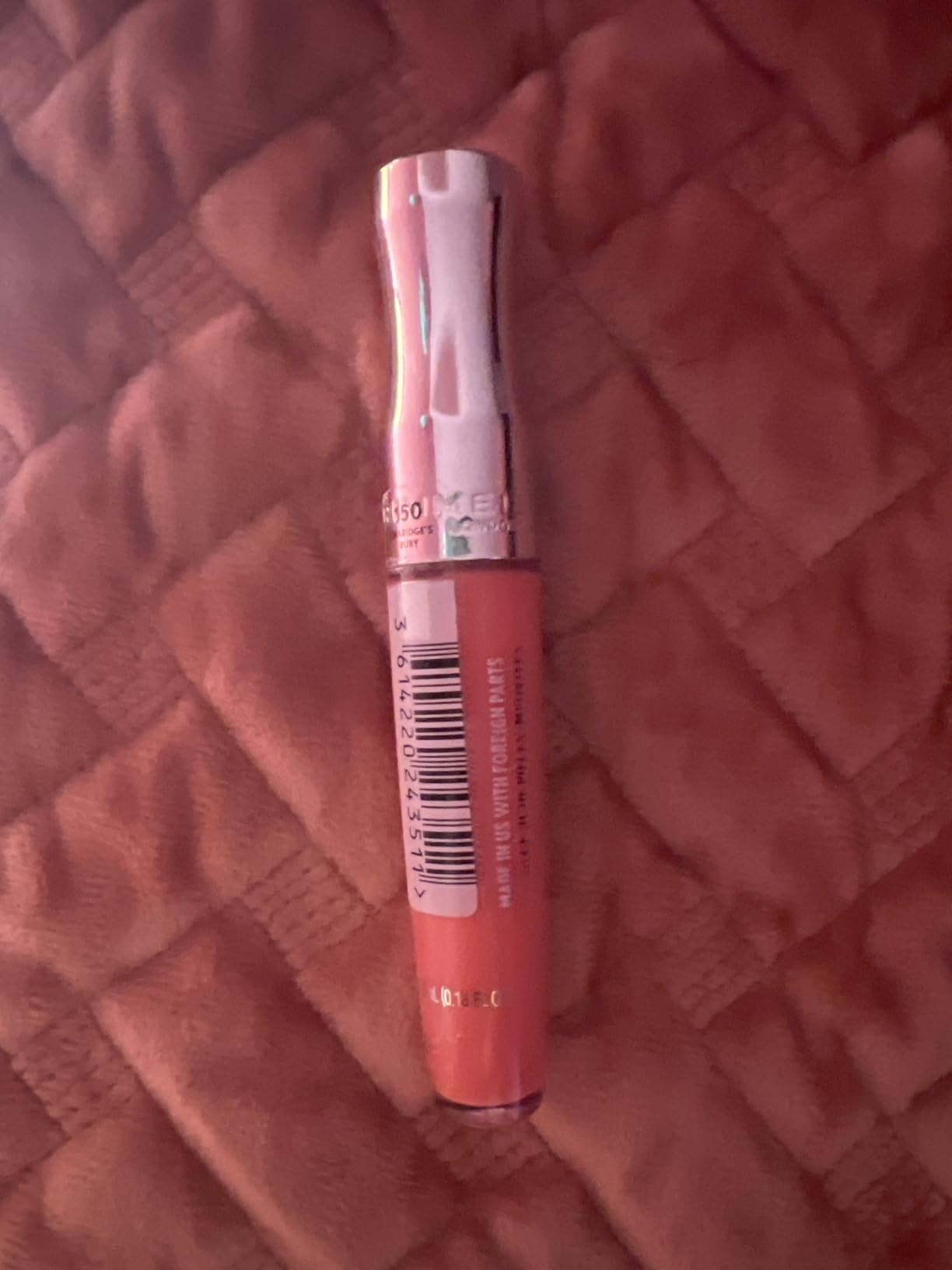 Rimmel Stay Glossy Lip Gloss - Non-Sticky and Lightweight Formula for Lip Color and Shine - 110 Dorchester Rose, .18oz customer photo 2