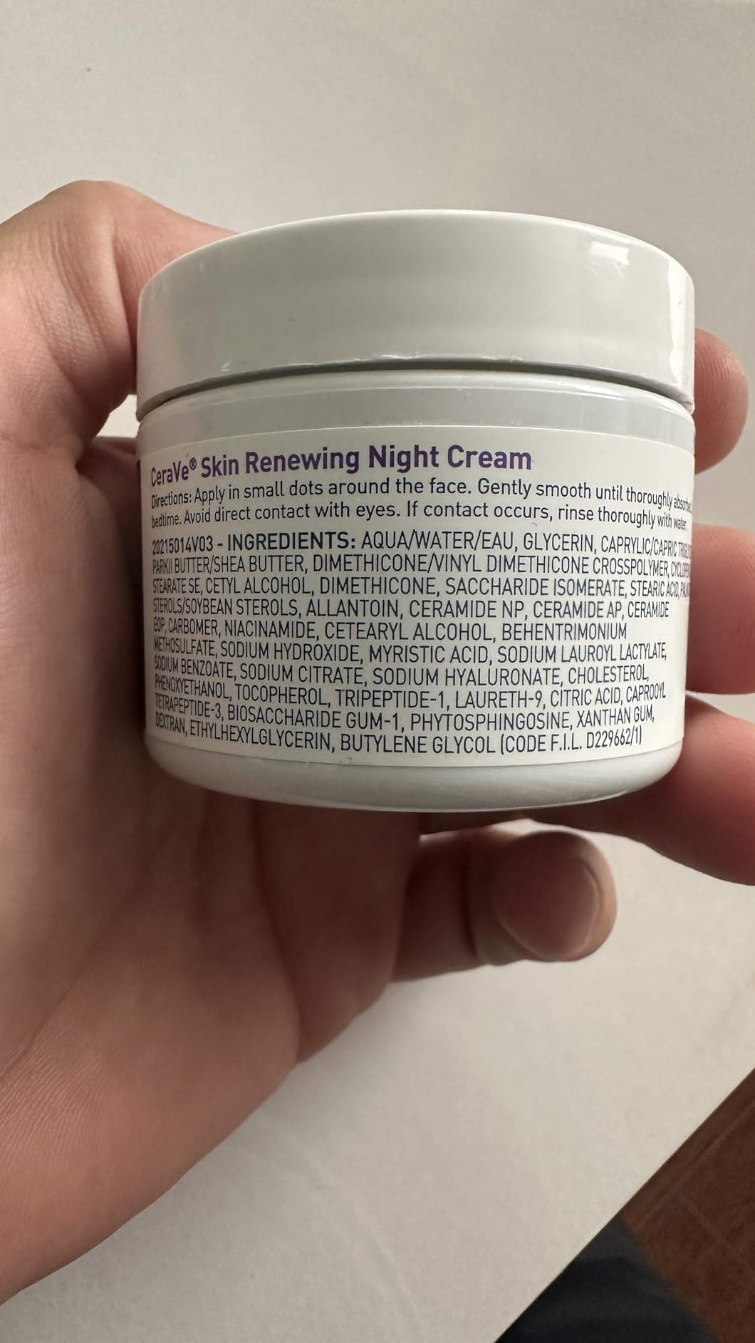 CeraVe Night Cream, Face Moisturizer, Skin Care for Dry Skin, 1.7oz customer photo 1