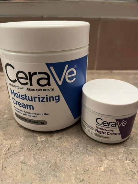 CeraVe Night Cream, Face Moisturizer, Skin Care for Dry Skin, 1.7oz customer photo 2