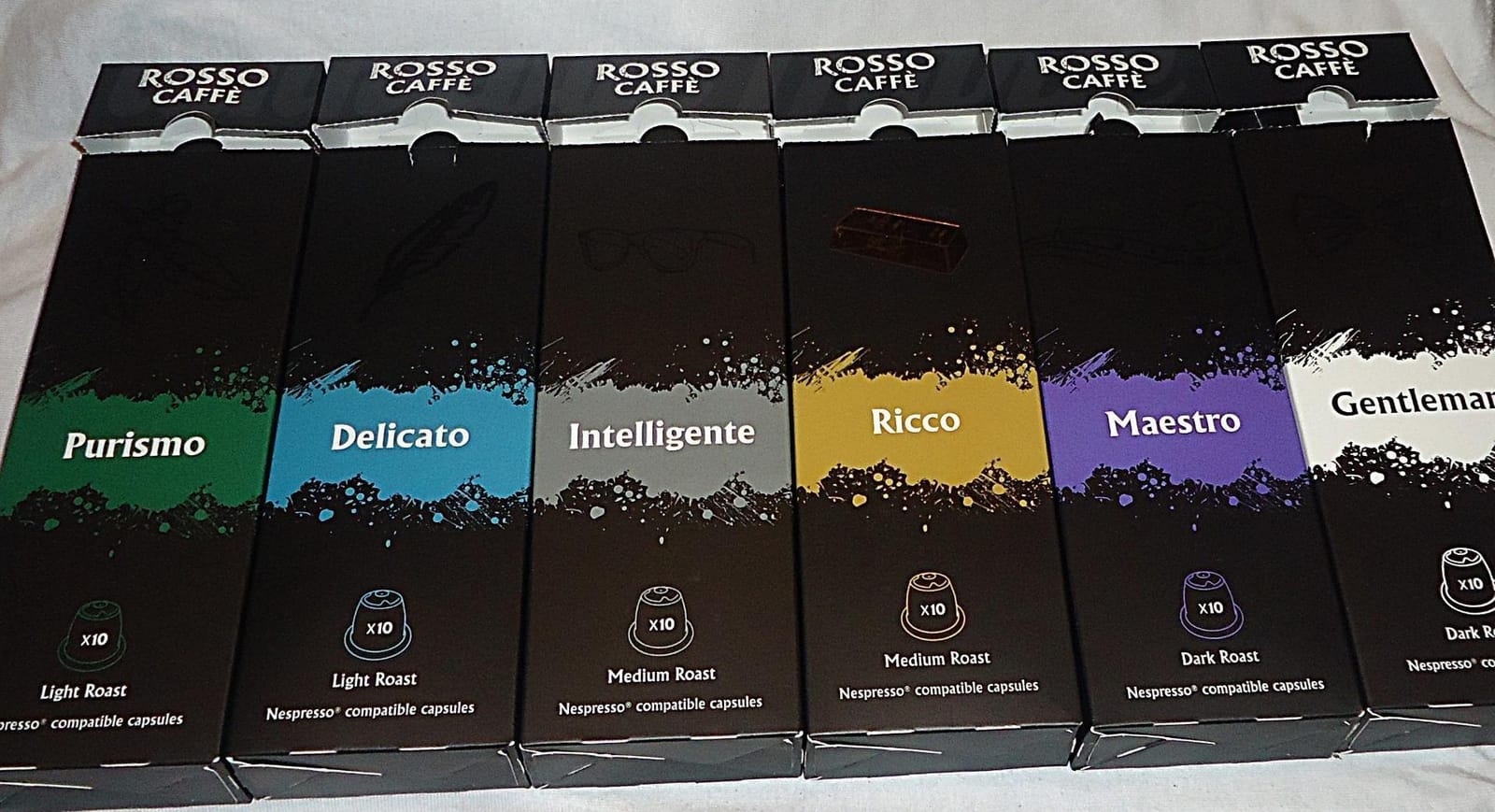 ROSSO CAFFÈ Espresso Pods for Nespresso Original Machines, Variety Pack 60 customer photo 1