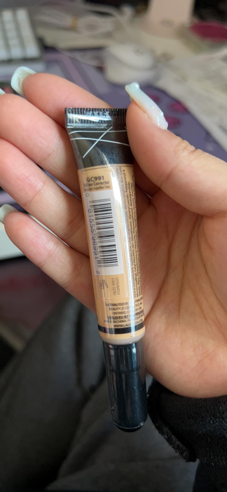 L.A. Girl Pro Conceal HD Concealer, Green Corrector, 0.28 Ounce customer photo 2