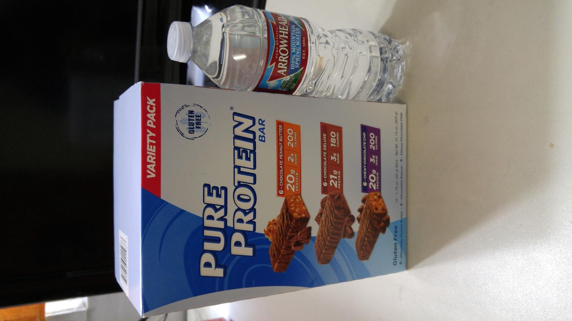 Pure Protein Variety Pack Protein Bars, 20g-21g Protein, Gluten Free, 18 Ct customer photo 1