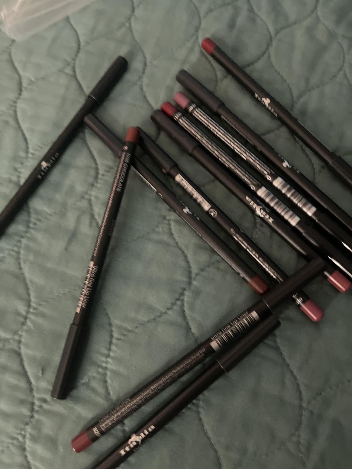 12pc Italia Deluxe Ultra Fine Lip Liner set of 12 color customer photo 1