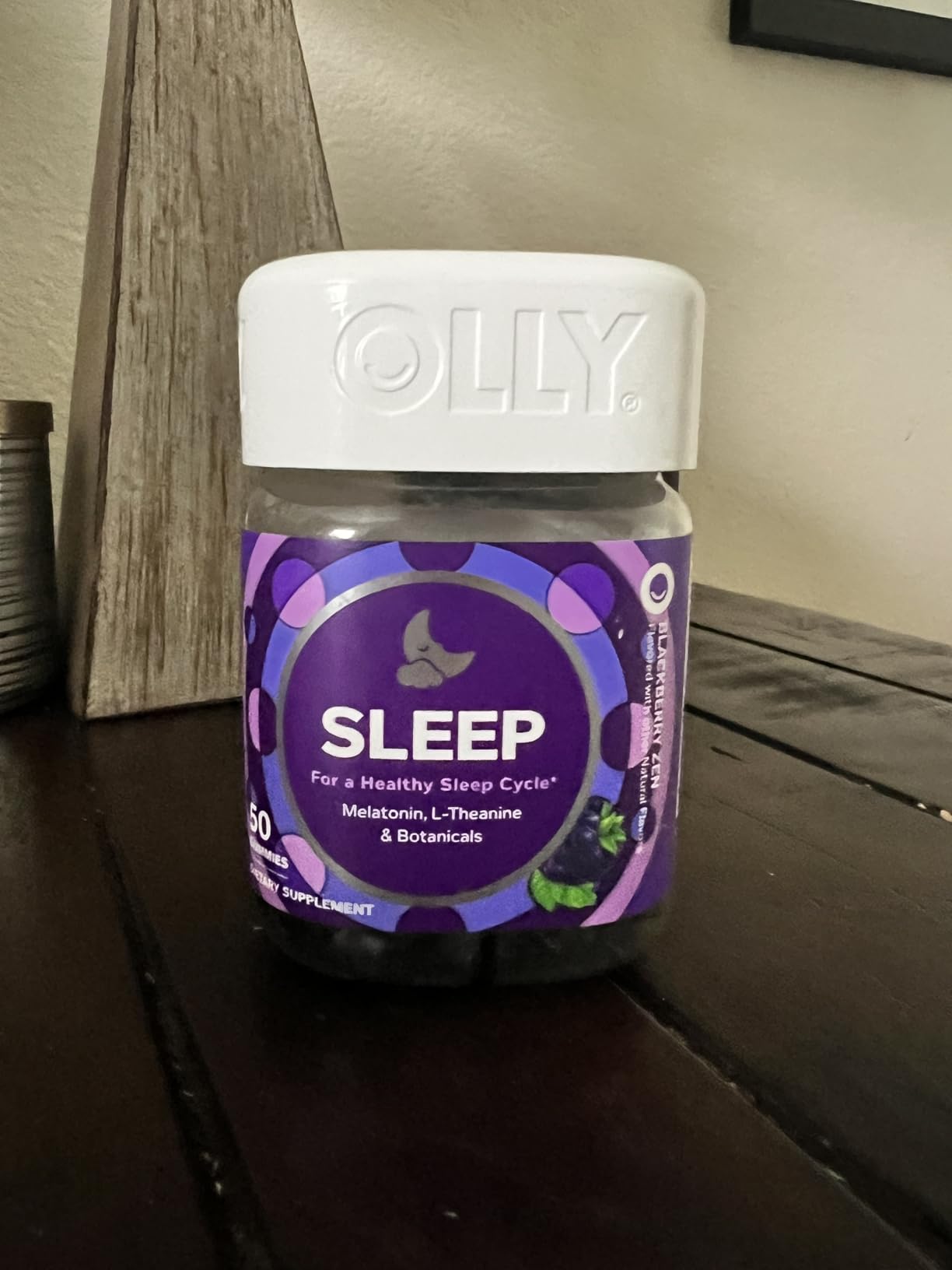 OLLY Sleep Support Gummy Supplement,* 3 mg Melatonin, L-Theanine - 50 Count customer photo 1