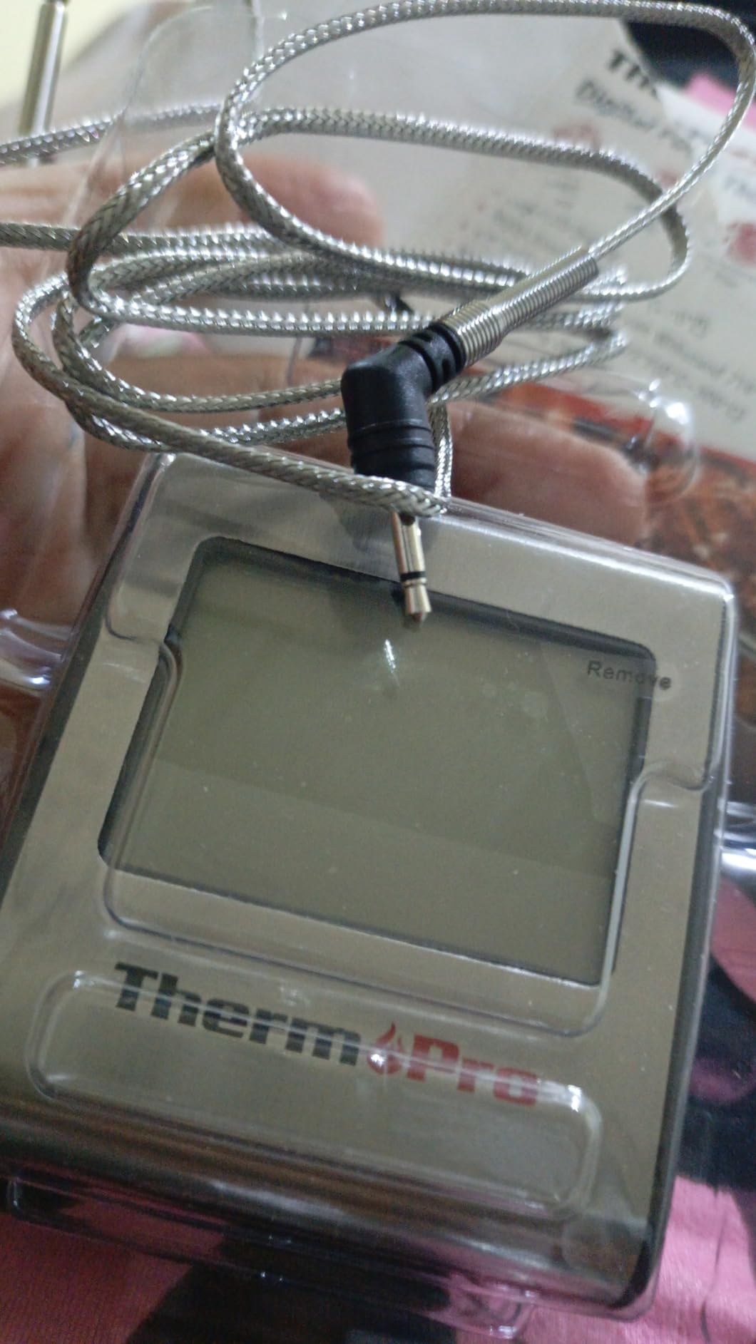 TempPro TempTrack Large LCD Digital Meat Thermometer for Cooking customer photo 2