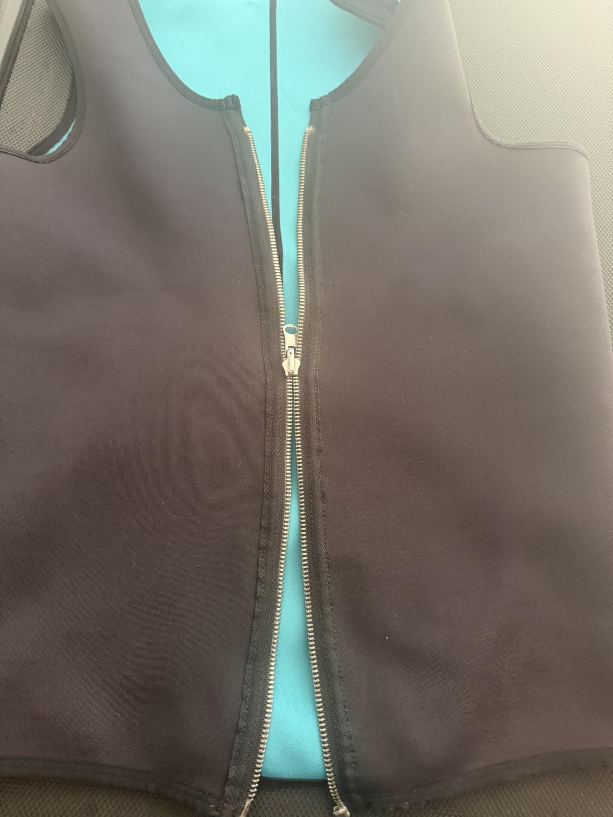 NonEcho Men Sauna Vest Hot Sweat Waist Trainer Corset Neoprene Tank Top Shapewear Slimming Shirt Workout Suit customer photo 2
